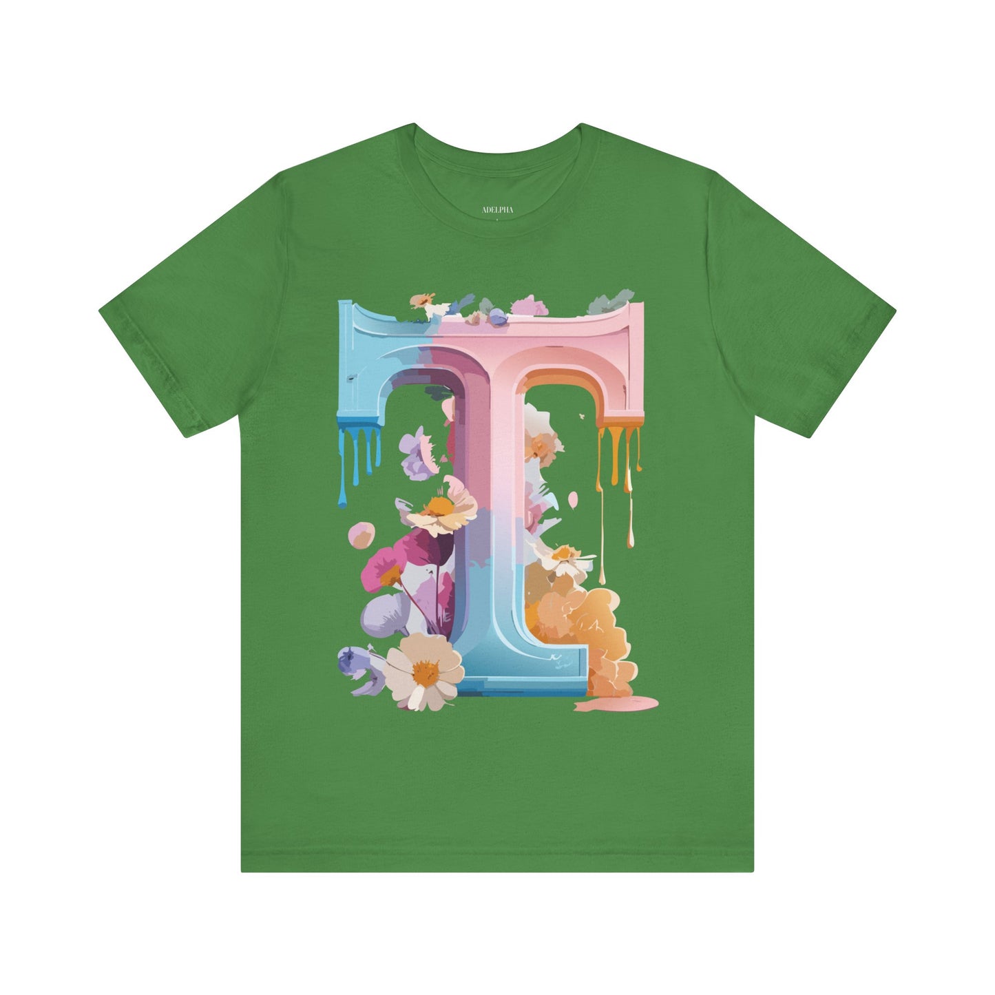 Natural Cotton Tee Shirt - Letters Collection - T Printify