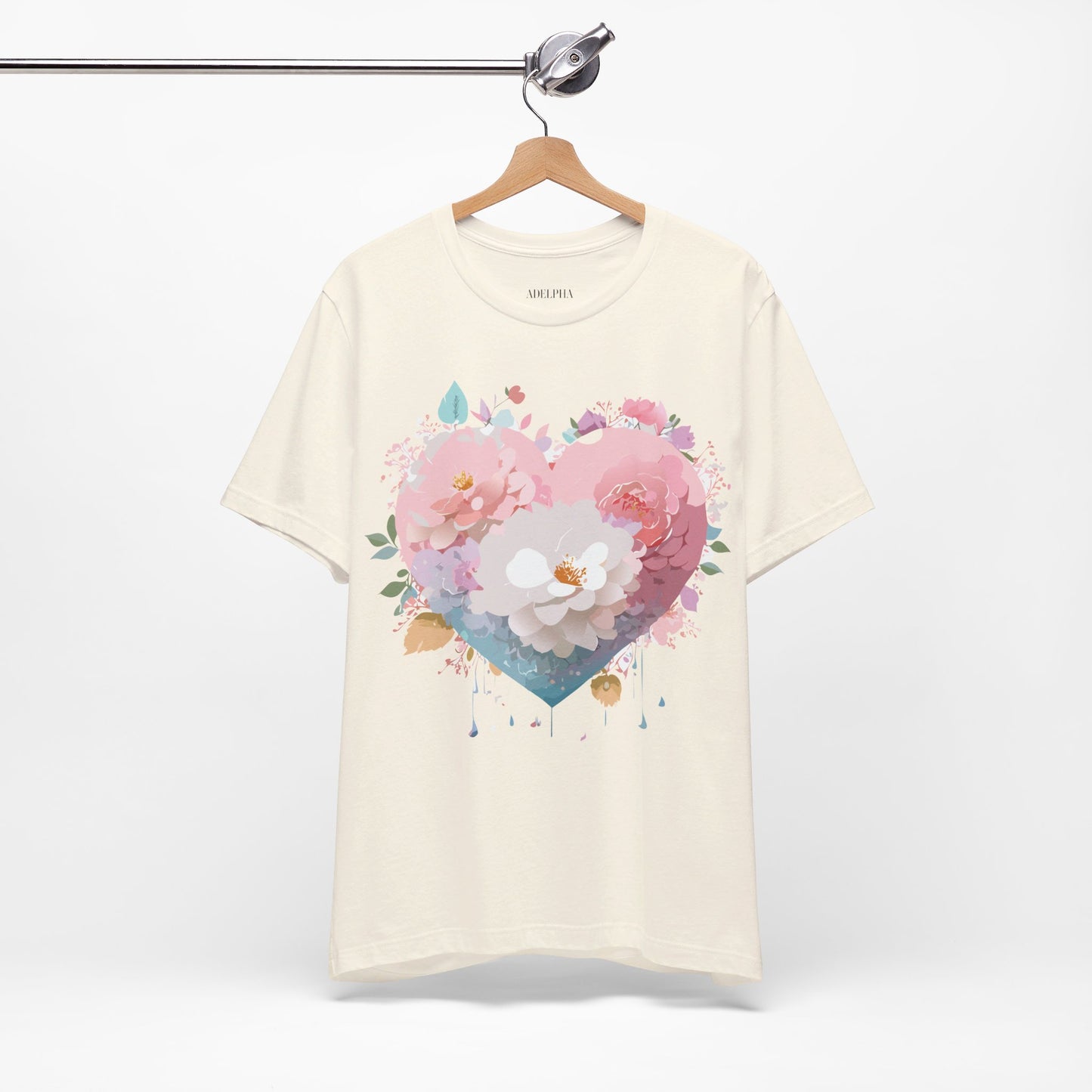 Natural Cotton Tee Shirt - Love story Collection Printify