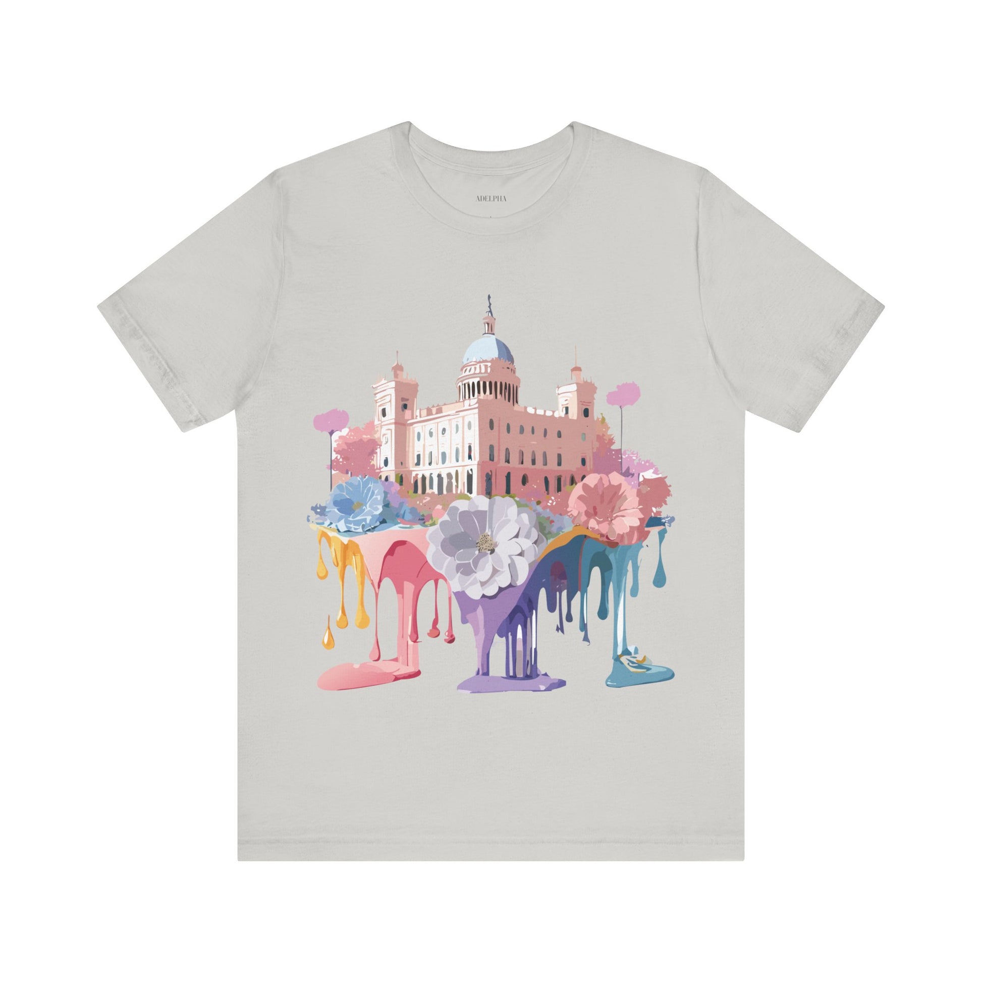Natural Cotton Tee Shirt - Beautiful Places Collection - Madrid Printify