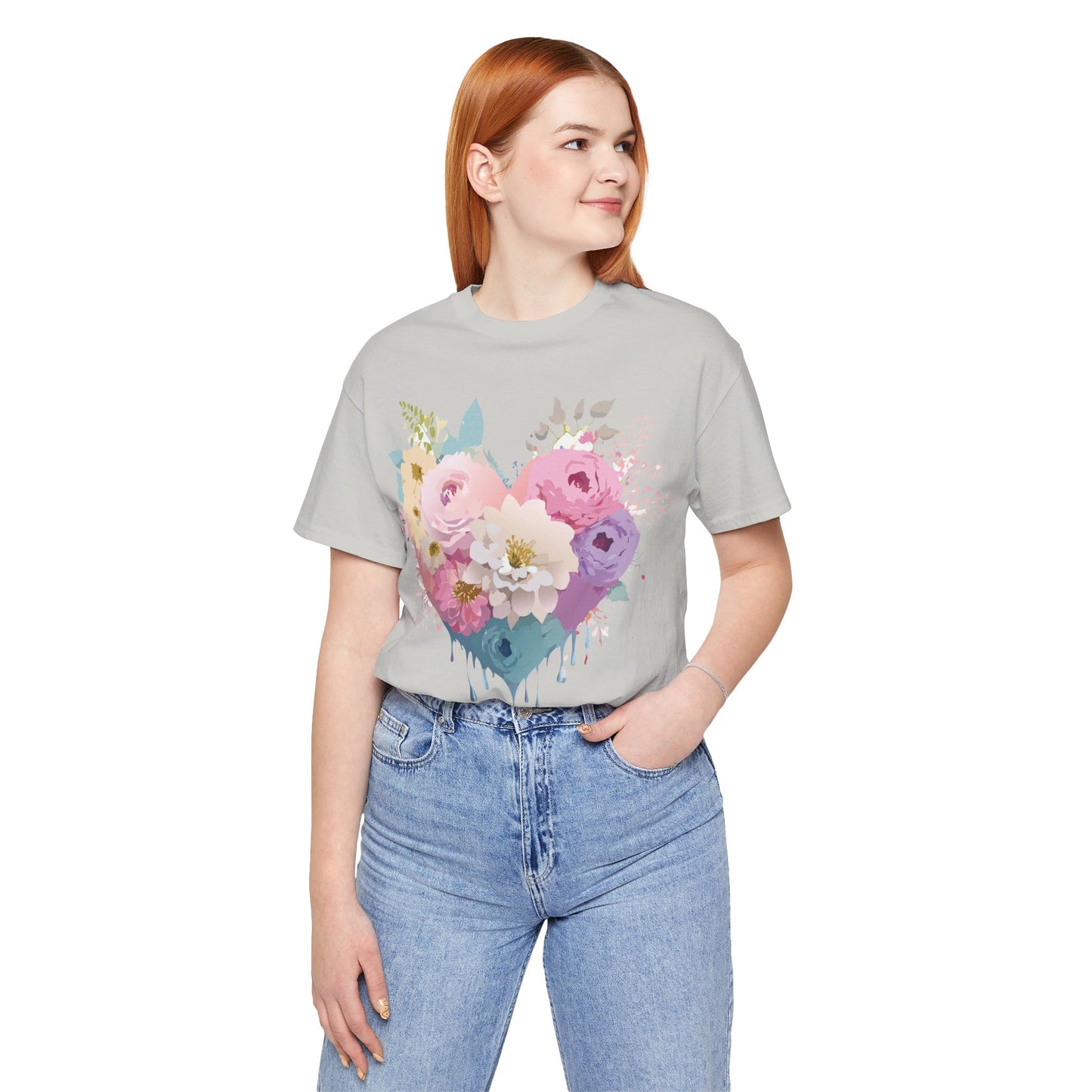 Natural Cotton Tee Shirt - Love story Collection Printify