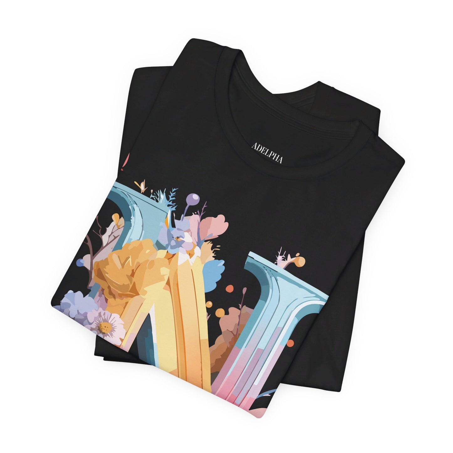 Natural Cotton Tee Shirt - Letters Collection - N Printify