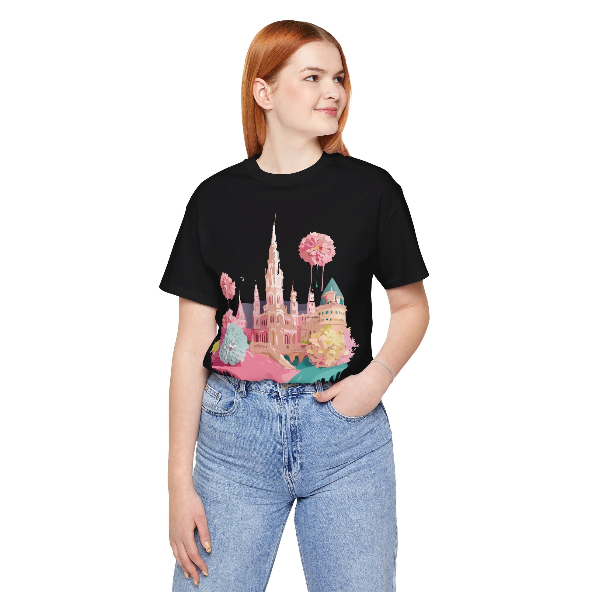 Natural Cotton Tee Shirt - Beautiful Places Collection - Vienna Printify