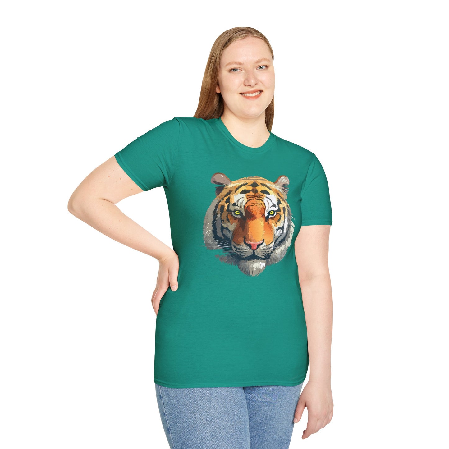 Tiger Shirt, Shirt with Tiger, Animal Tee, Shirt with Animals