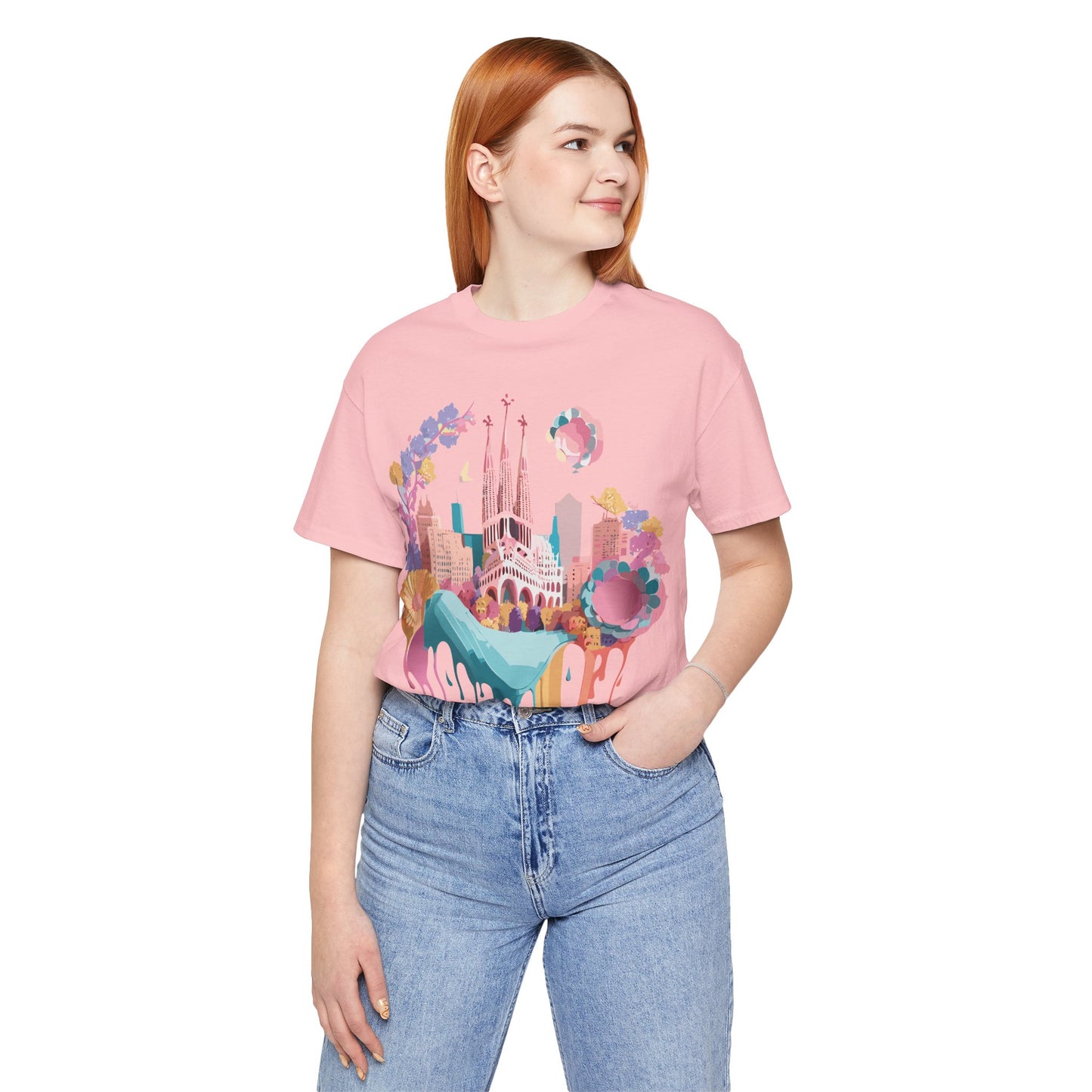 Tourist Shirt, Shirt with Barcelona - ADELPHA