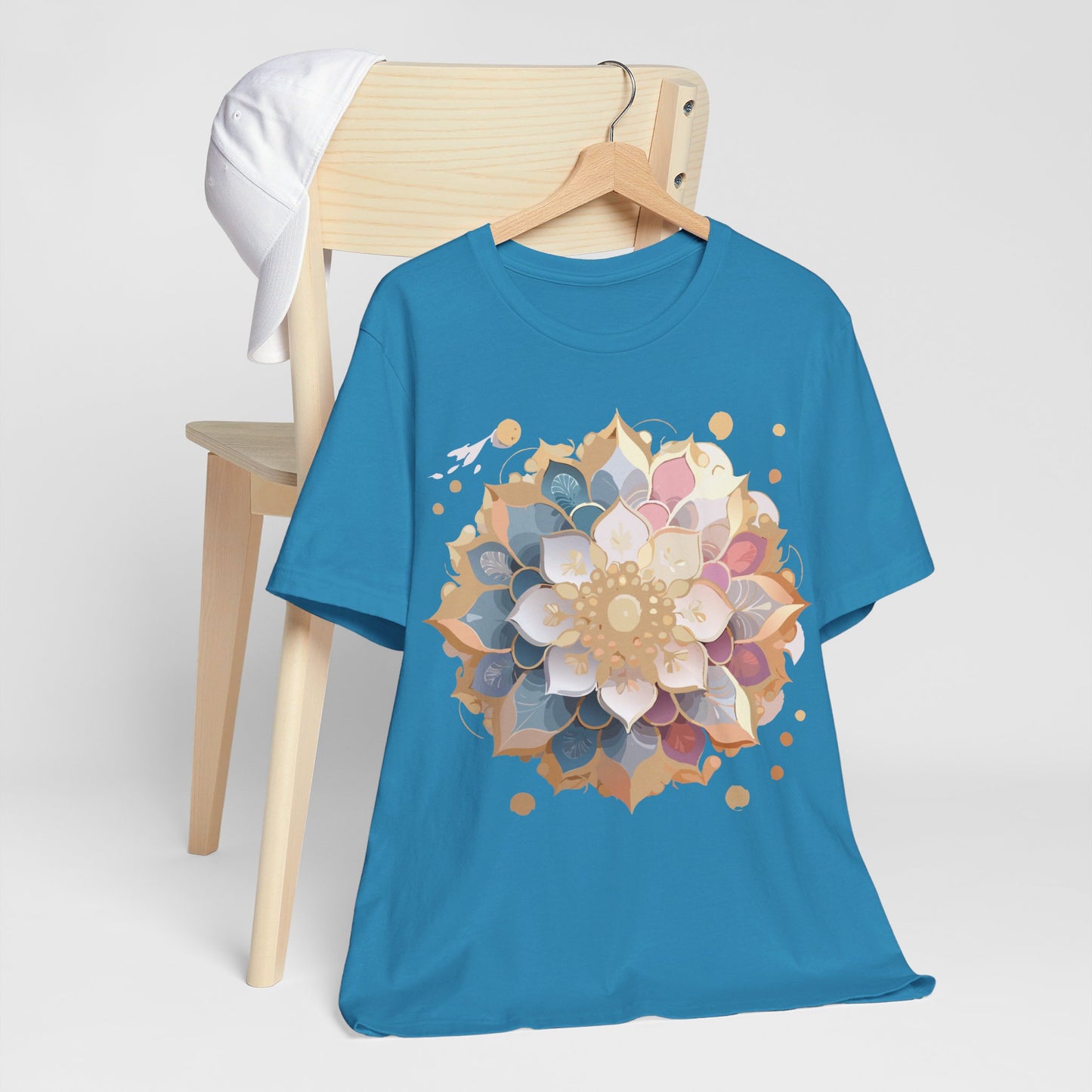 Natural Cotton Tee Shirt - Medallion Collection Printify
