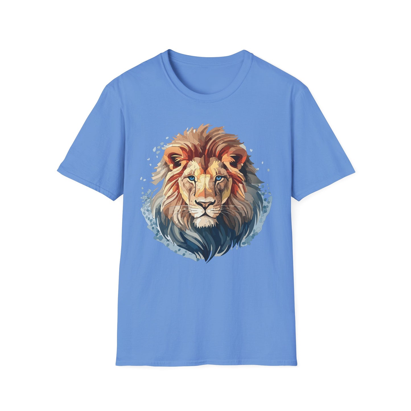Lion Shirt, Shirt with Lion, Floral Lion Tee, Shirt with Animals