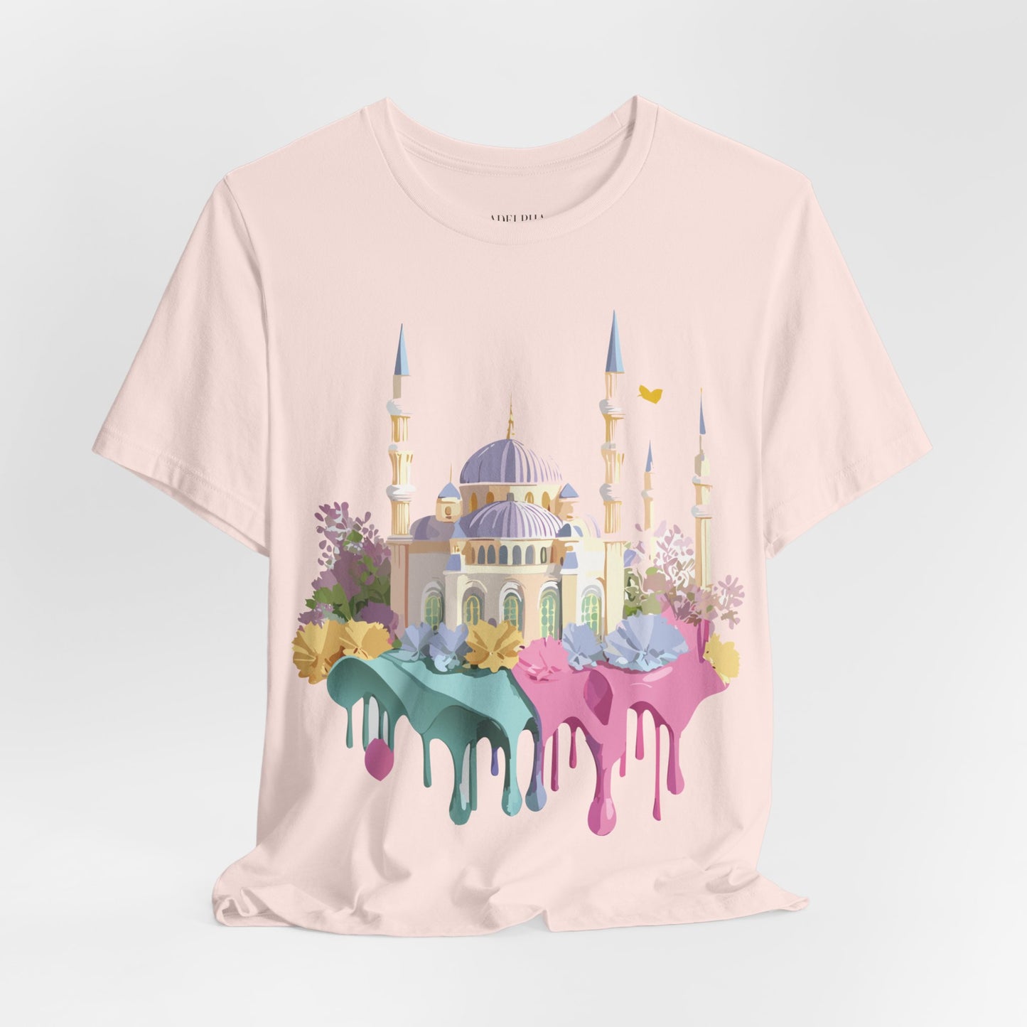 Natural Cotton Tee Shirt - Istanbul, Turkey Printify
