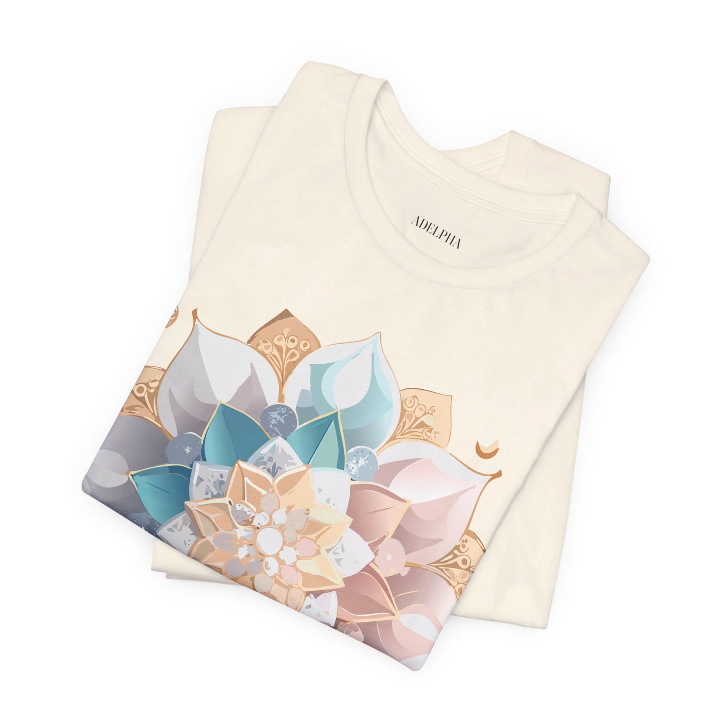 Natural Cotton Tee Shirt - Medallion Collection Printify
