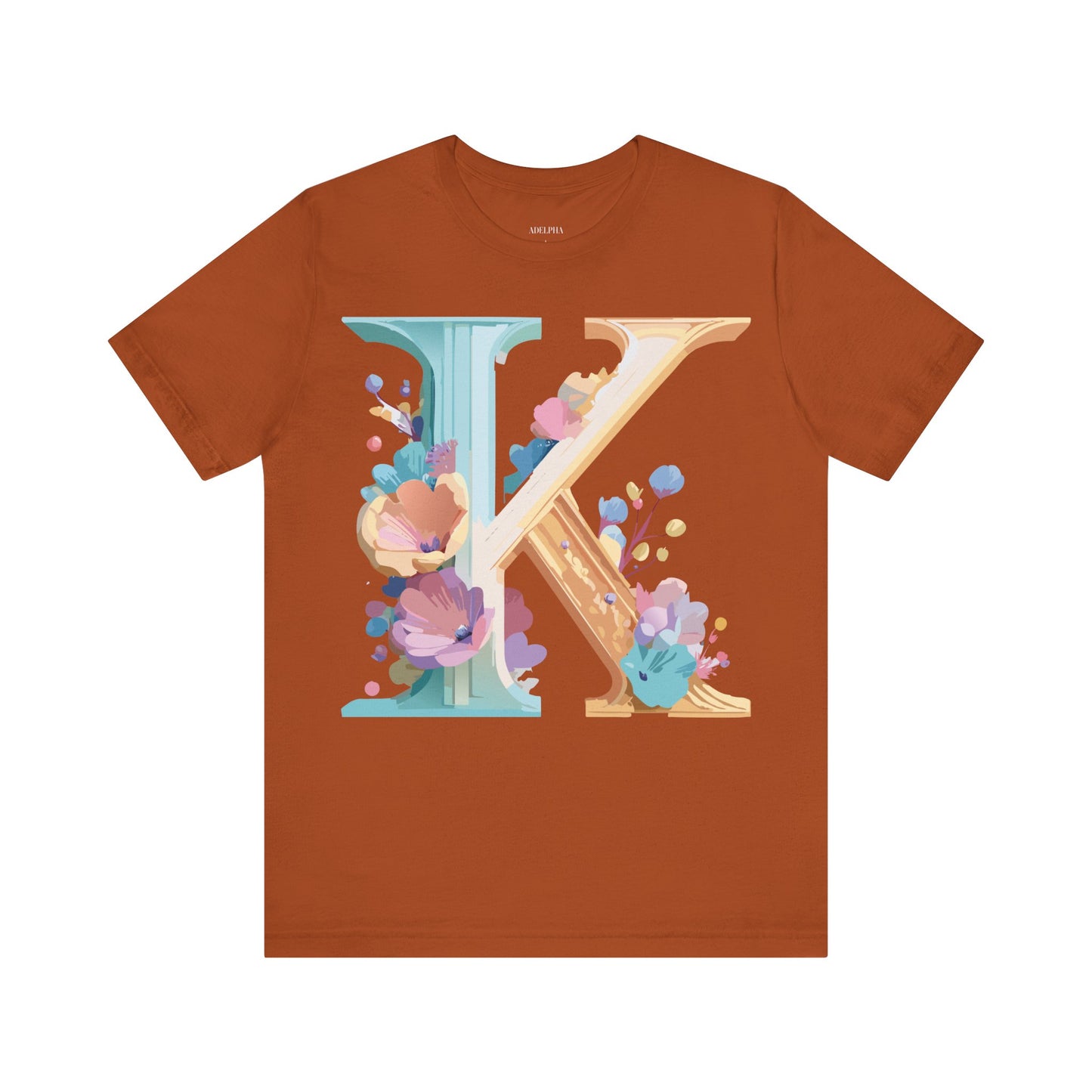 Natural Cotton Tee Shirt - Letters Collection - K Printify