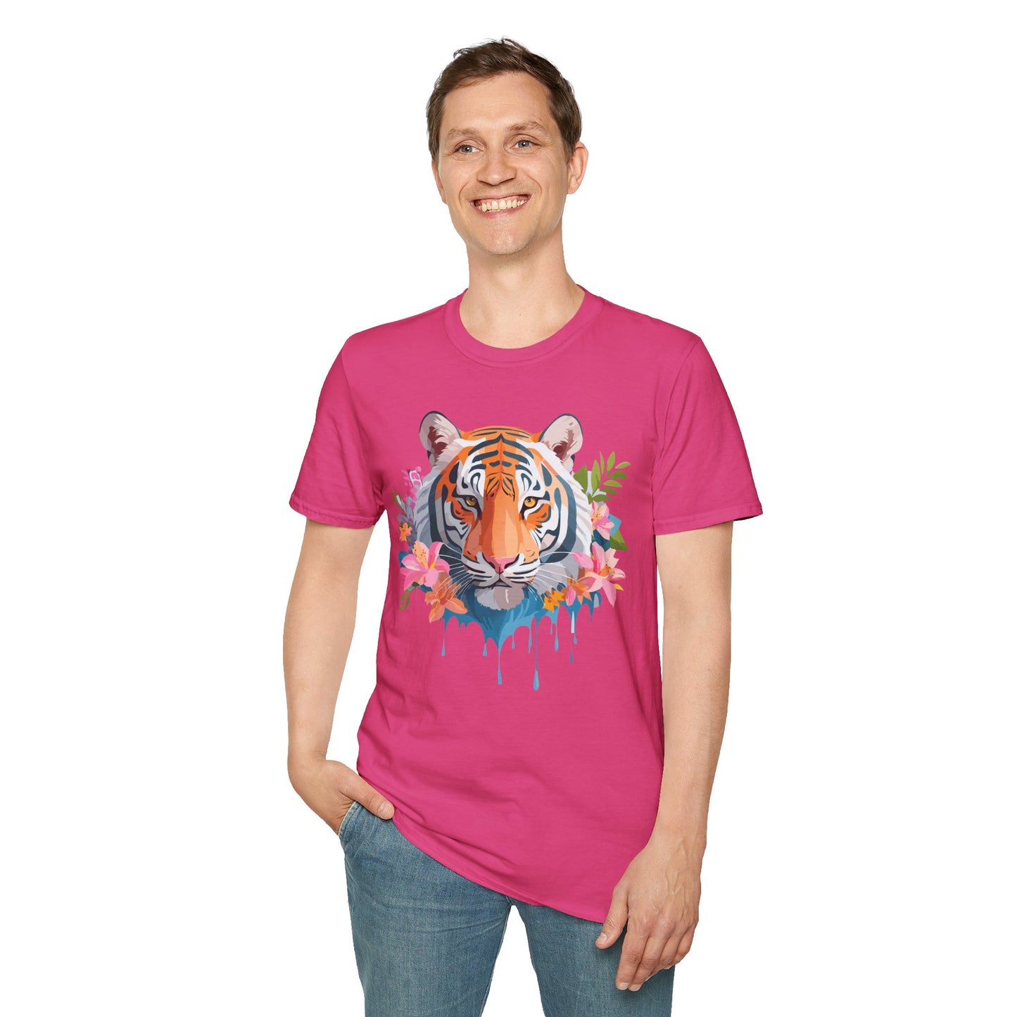 Tiger Shirt, Shirt with Tiger, Animal Tee, Shirt with Animals