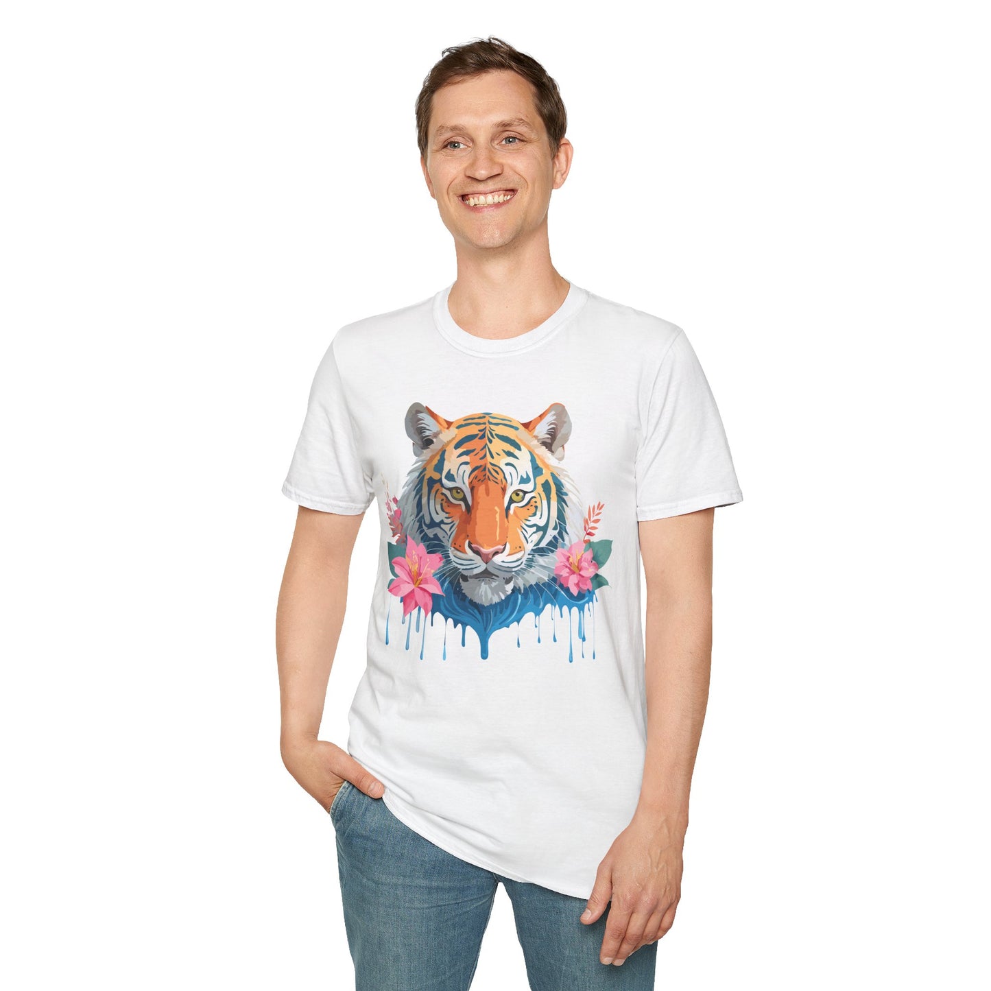 Tiger Shirt, Shirt with Tiger, Animal Tee, Shirt with Animals