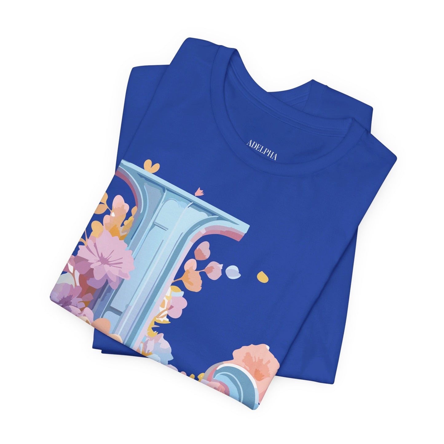 Natural Cotton Tee Shirt - Letters Collection - L Printify
