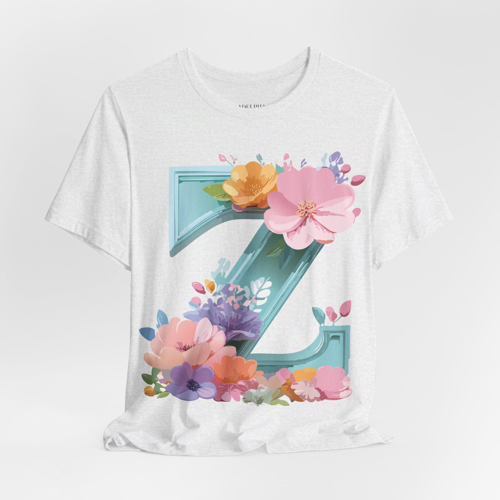 Natural Cotton Tee Shirt - Letters Collection - Z Printify