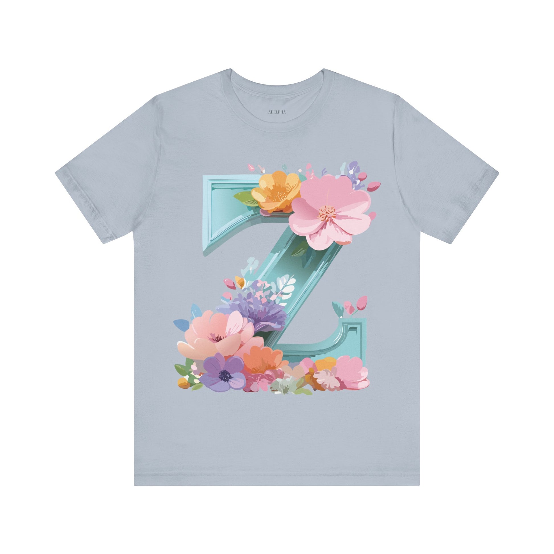 Natural Cotton Tee Shirt - Letters Collection - Z Printify