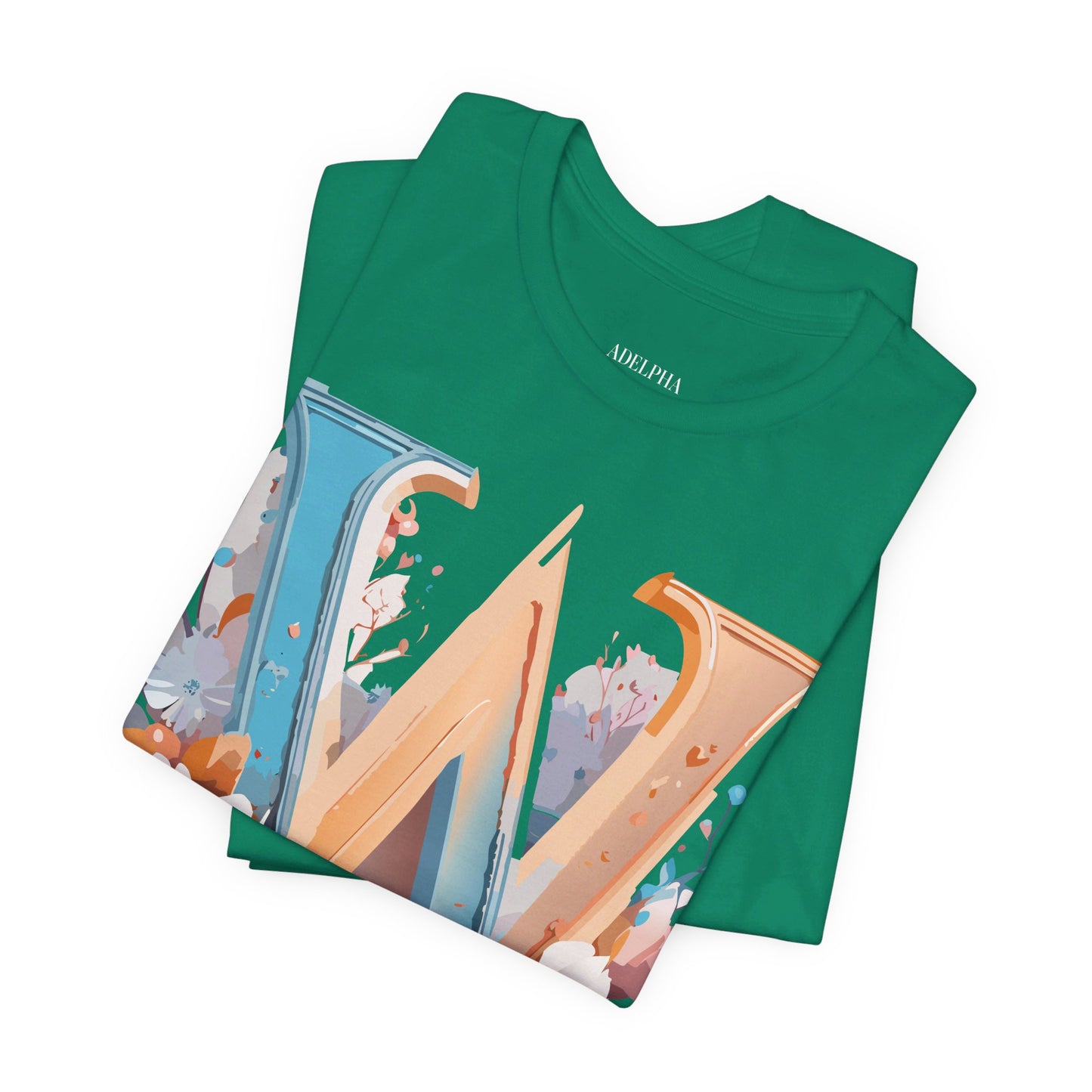 Natural Cotton Tee Shirt - Letters Collection - W Printify