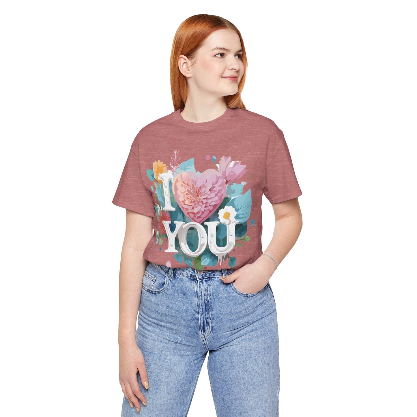 Natural Cotton Tee Shirt - Love story Collection Printify