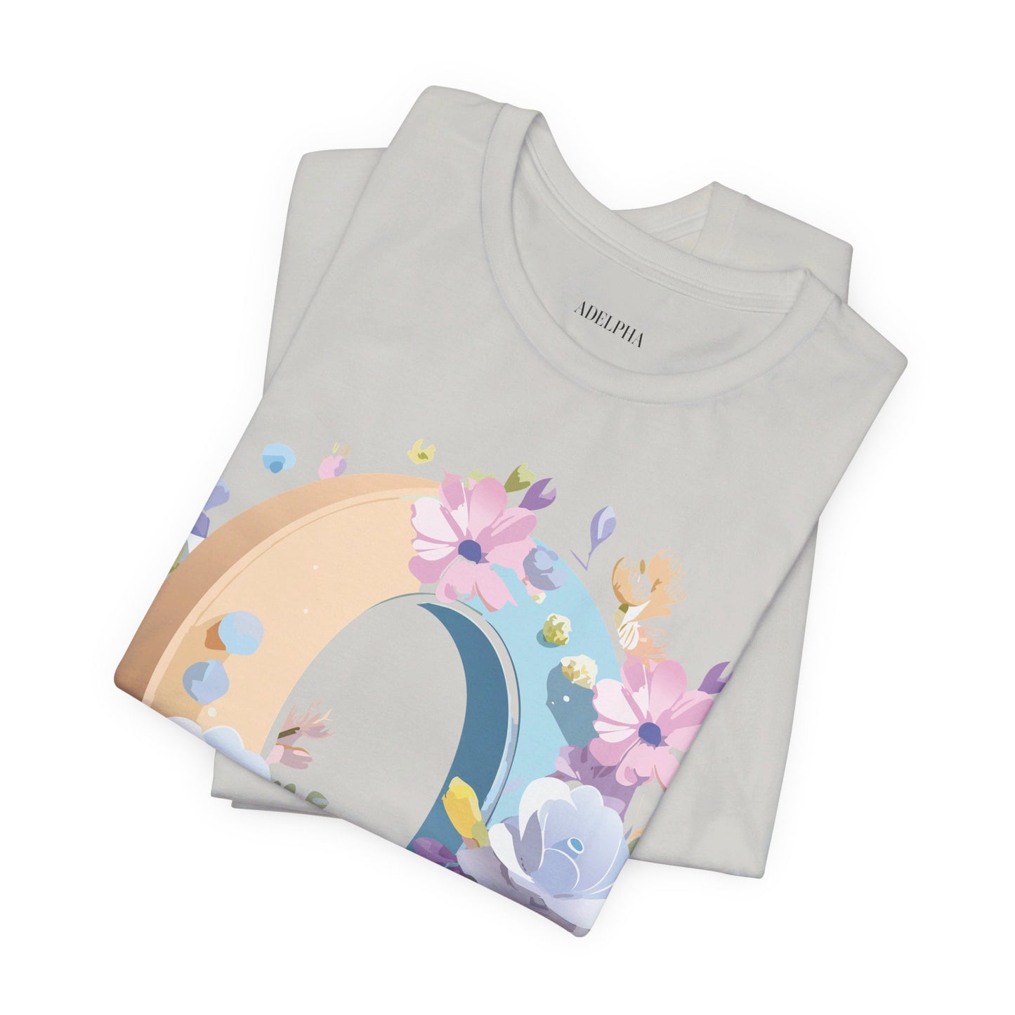 Natural Cotton Tee Shirt - Letters Collection - O Printify