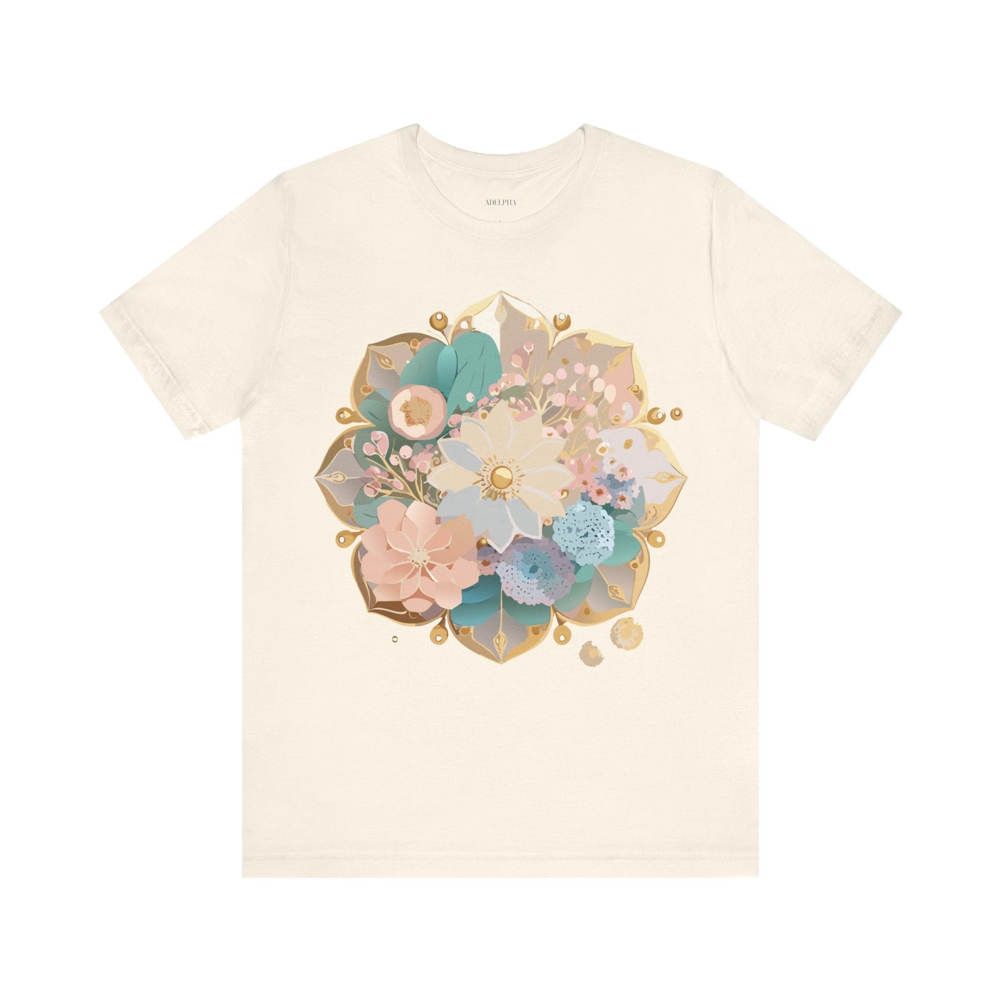 Natural Cotton Tee Shirt - Medallion Collection Printify