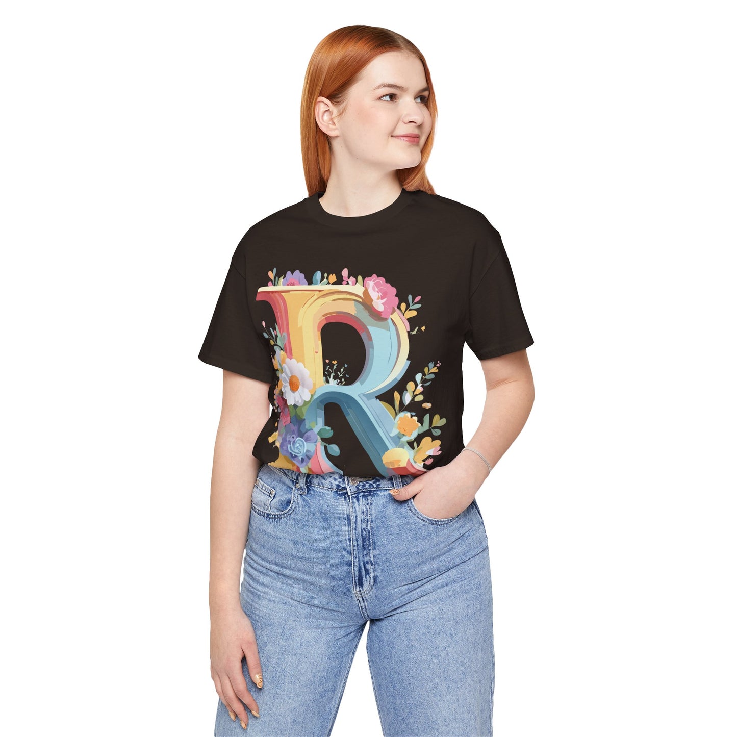 Letter Shirt, Letter R Shirt - ADELPHA