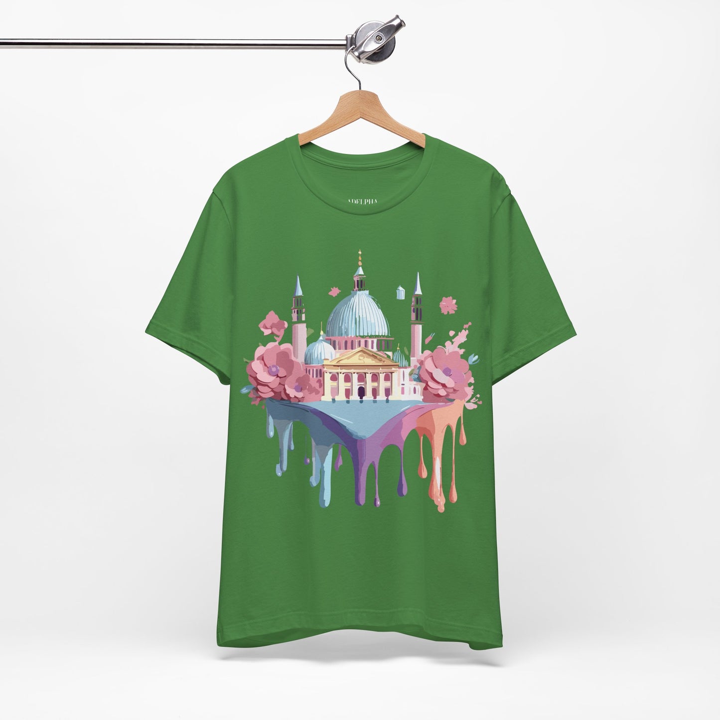 Natural Cotton Tee Shirt - Beautiful Places Collection - Venice Printify