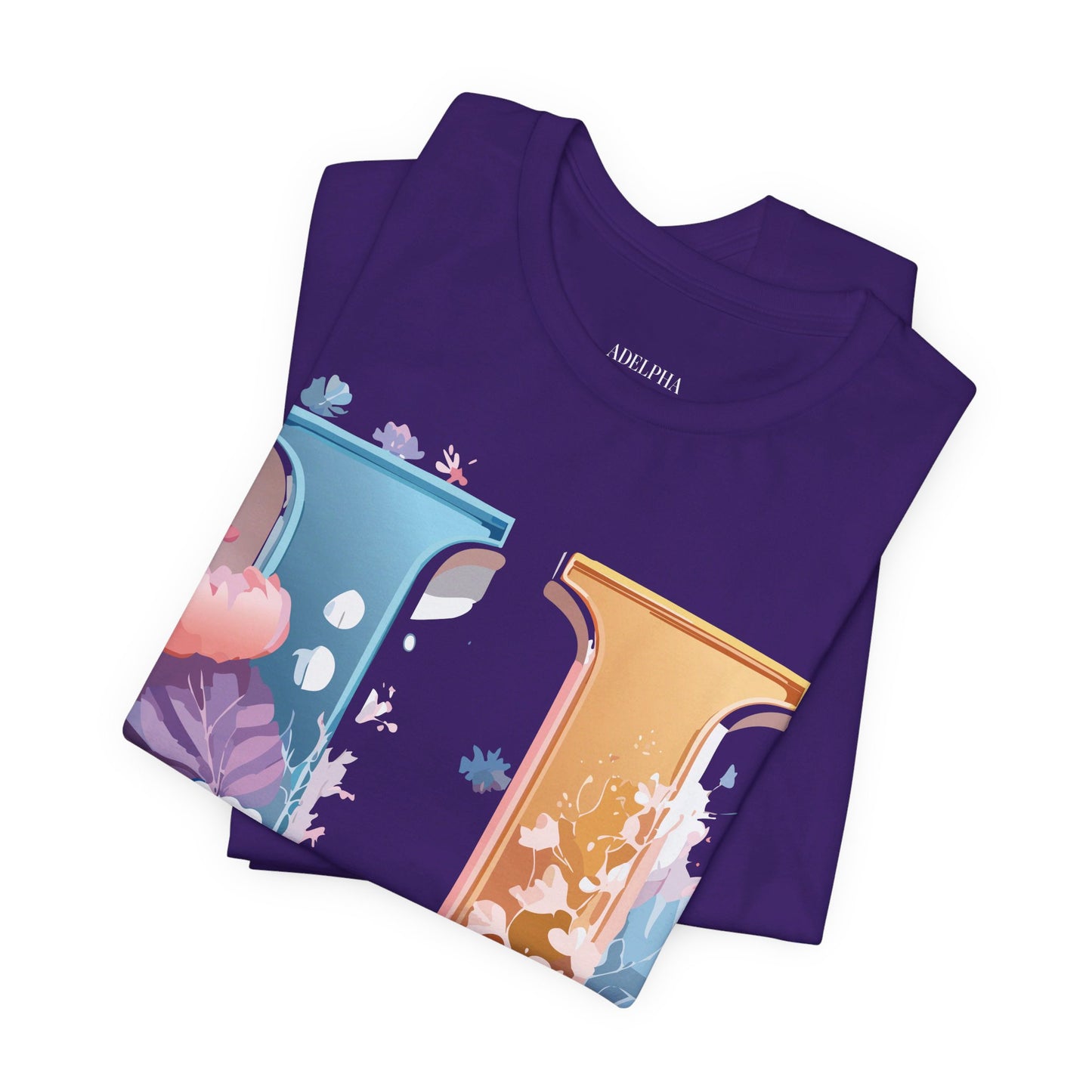 Natural Cotton Tee Shirt - Letters Collection - U Printify