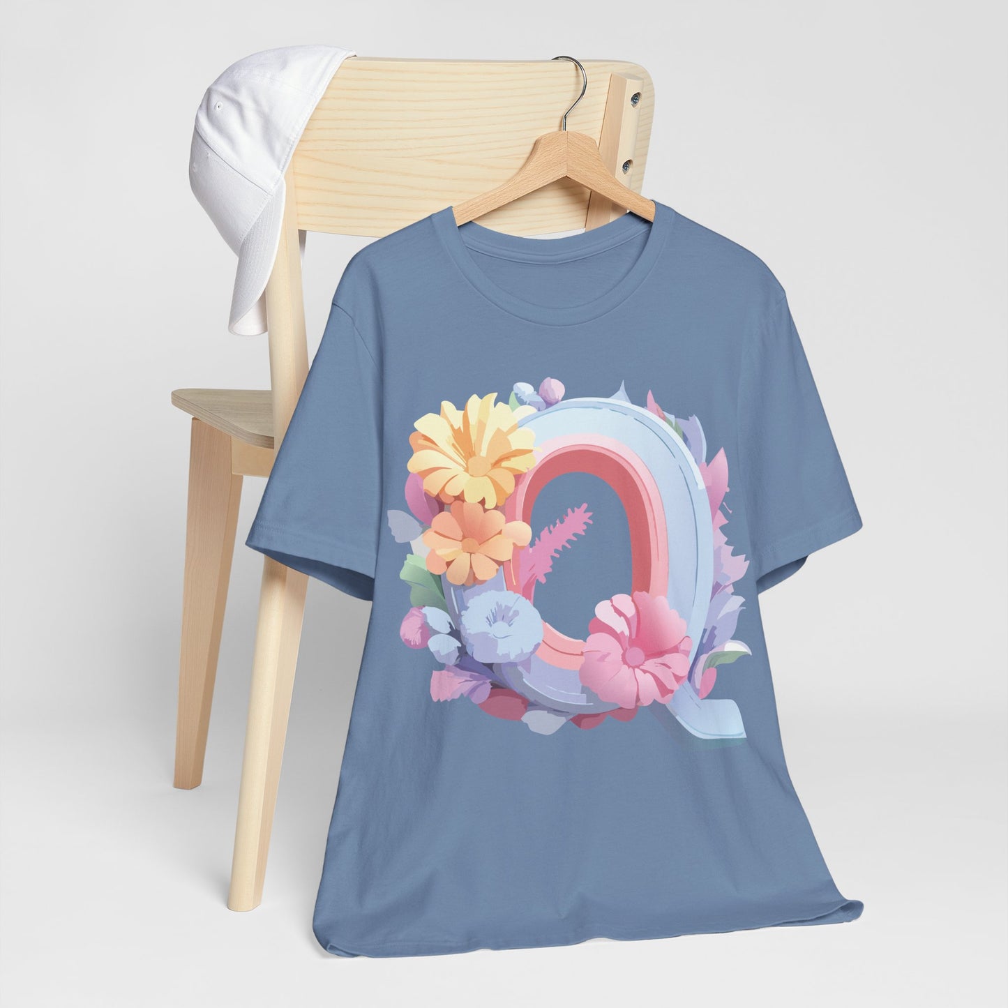 Letter Shirt, Letter Q Shirt - ADELPHA