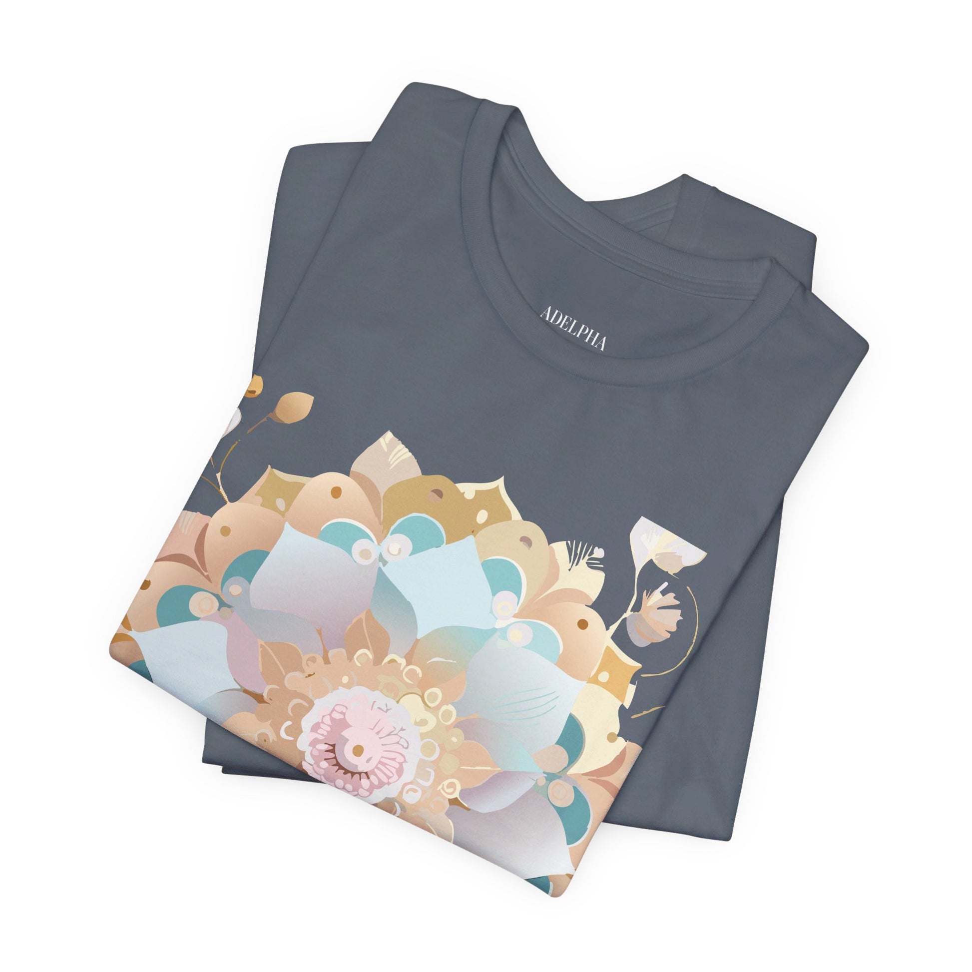 Natural Cotton Tee Shirt - Medallion Collection Printify
