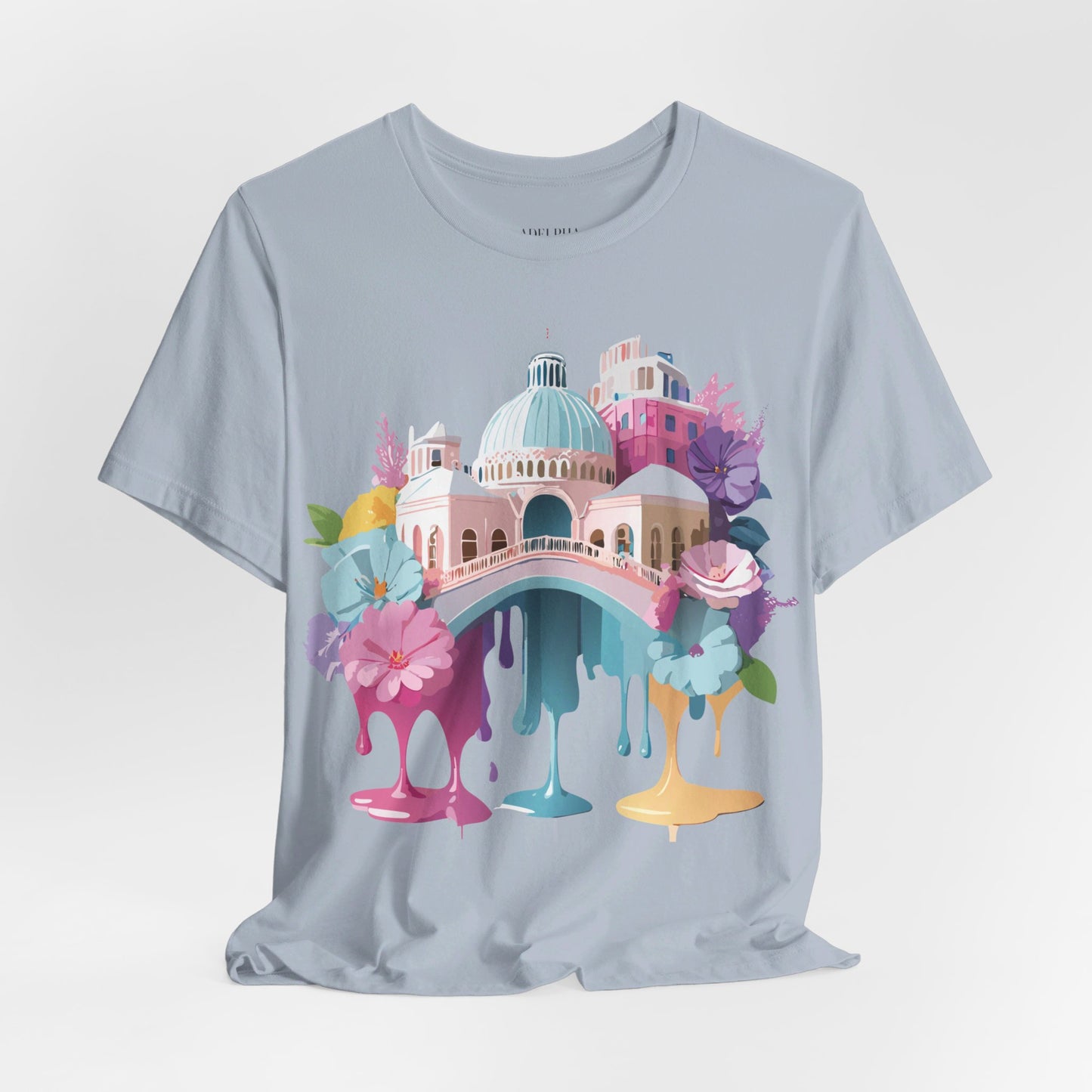 Natural Cotton Tee Shirt - Beautiful Places Collection - Venice Printify