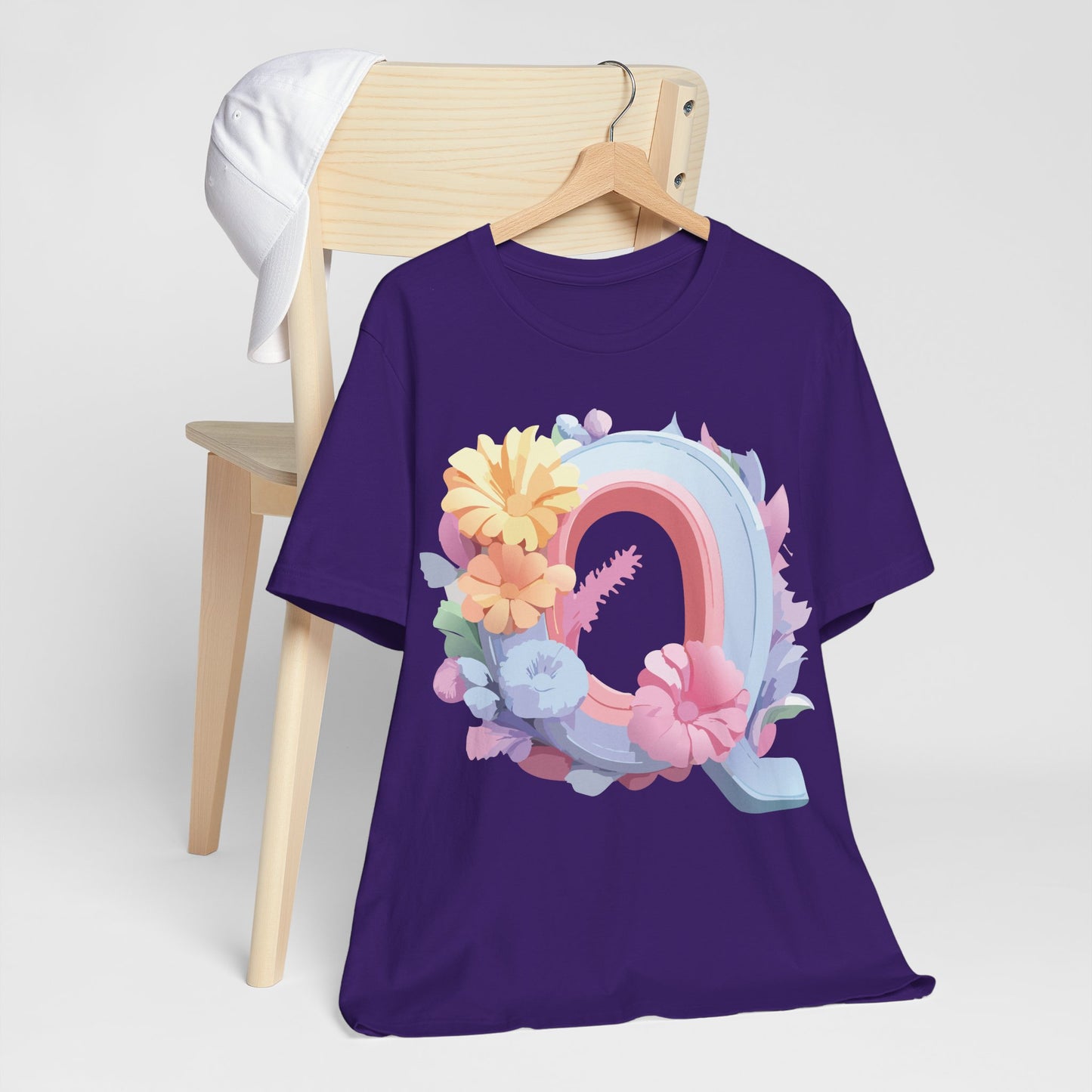 Letter Shirt, Letter Q Shirt - ADELPHA