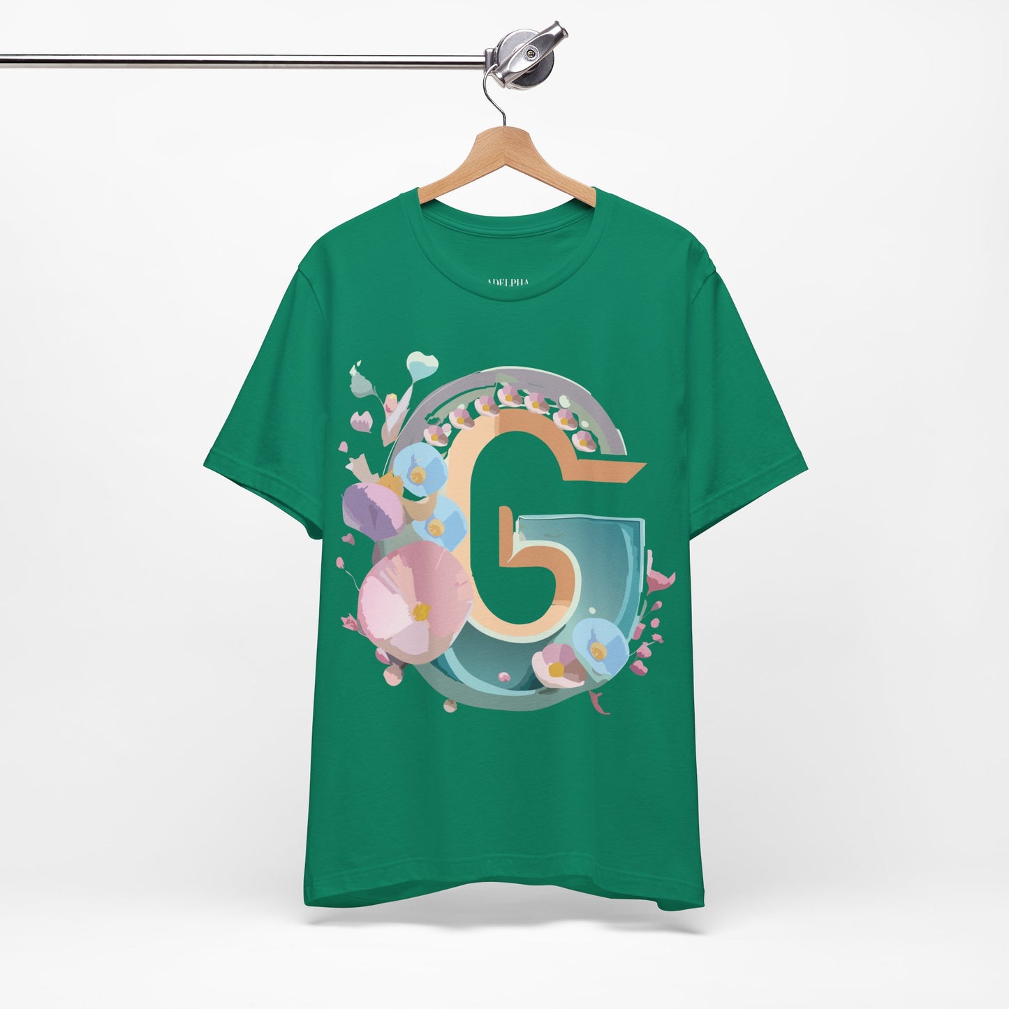 Natural Cotton Tee Shirt - Letters Collection - G Printify