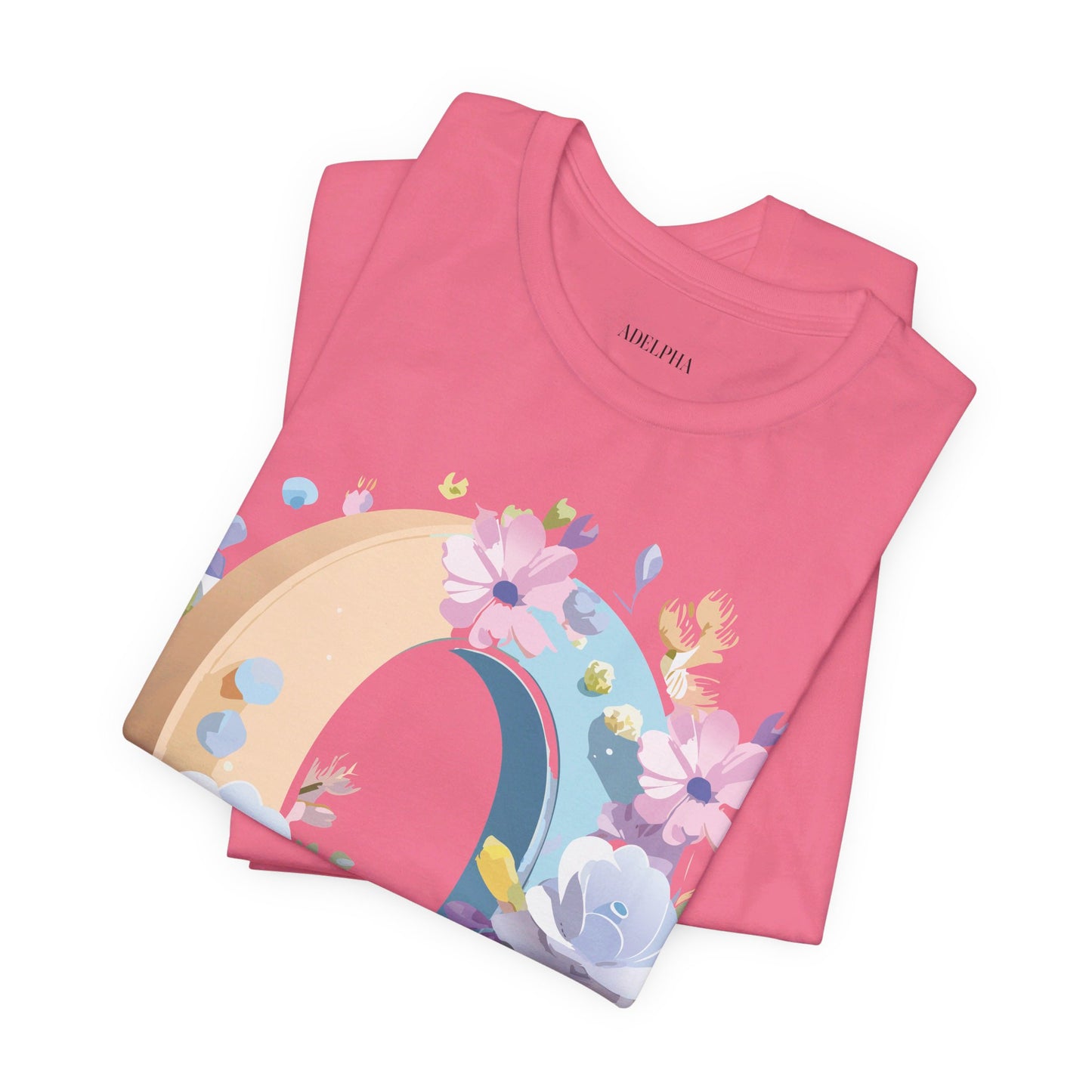 Natural Cotton Tee Shirt - Letters Collection - O Printify