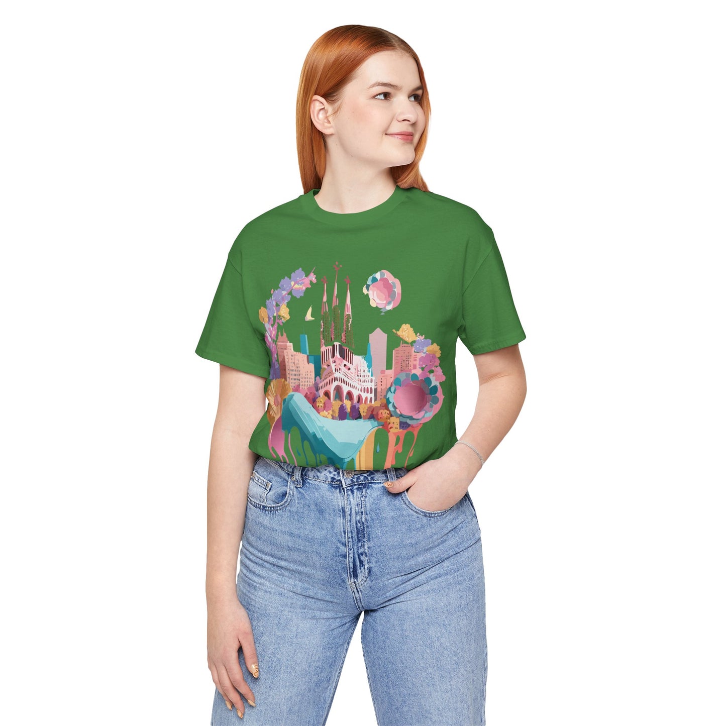 Tourist Shirt, Shirt with Barcelona - ADELPHA