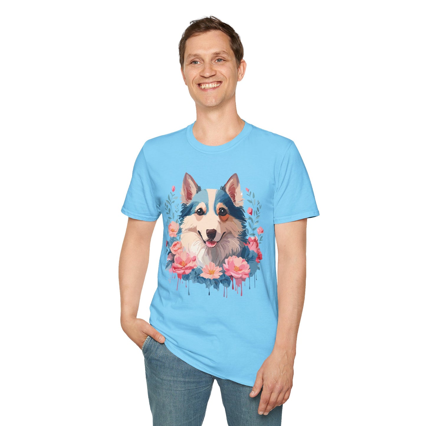 Dog Shirt, Shirt with Dog, Animal Tee, Shirt with Animals