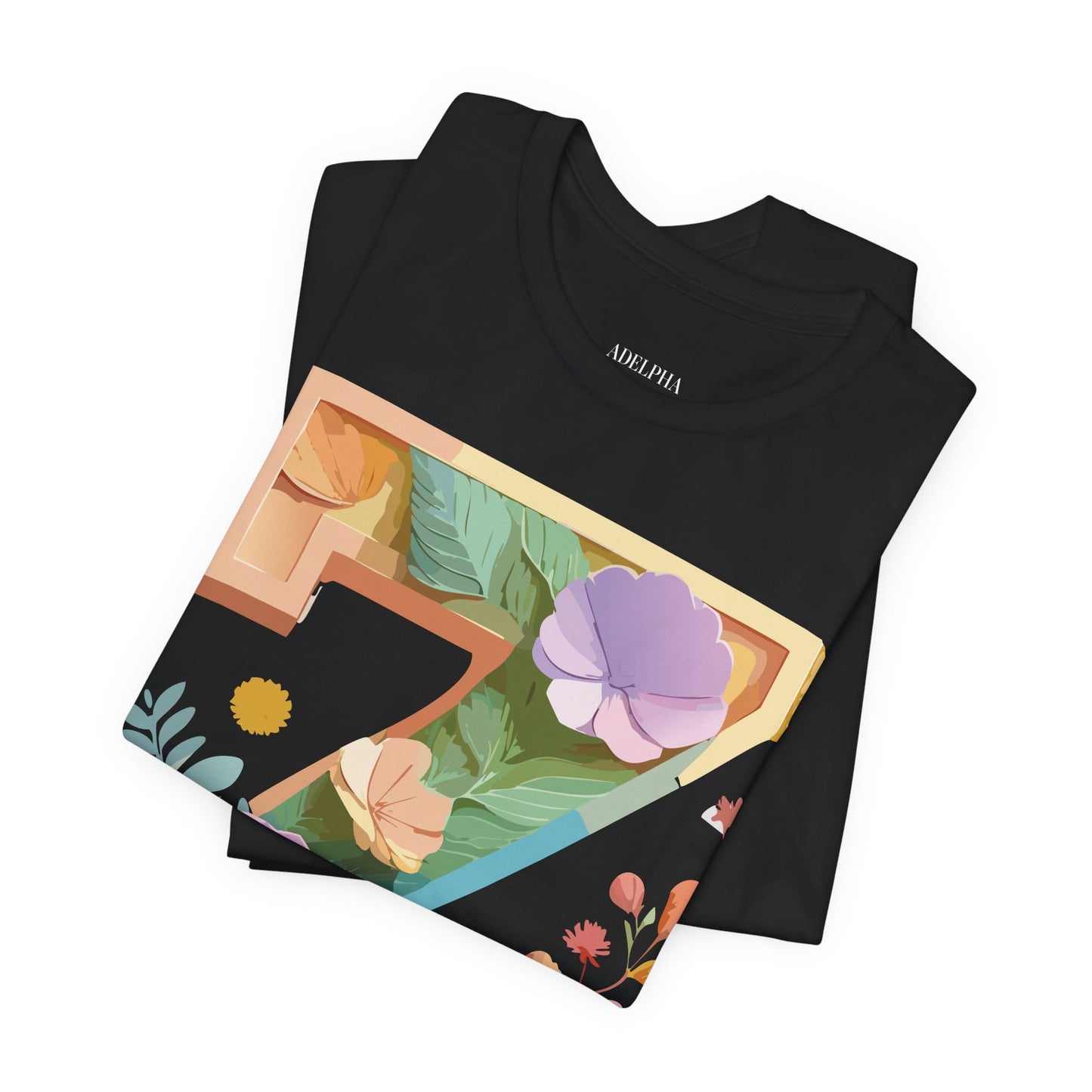 Natural Cotton Tee Shirt - Letters Collection - Z Printify