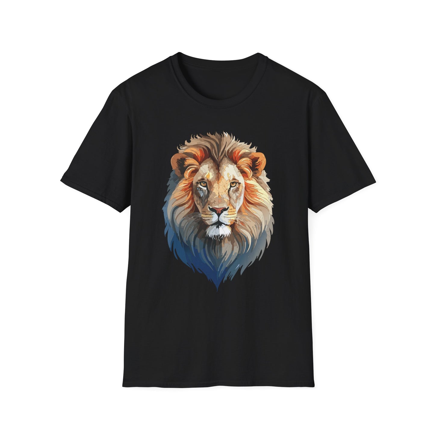 Lion Shirt, Shirt with Lion, Floral Lion Tee, Shirt with Animals