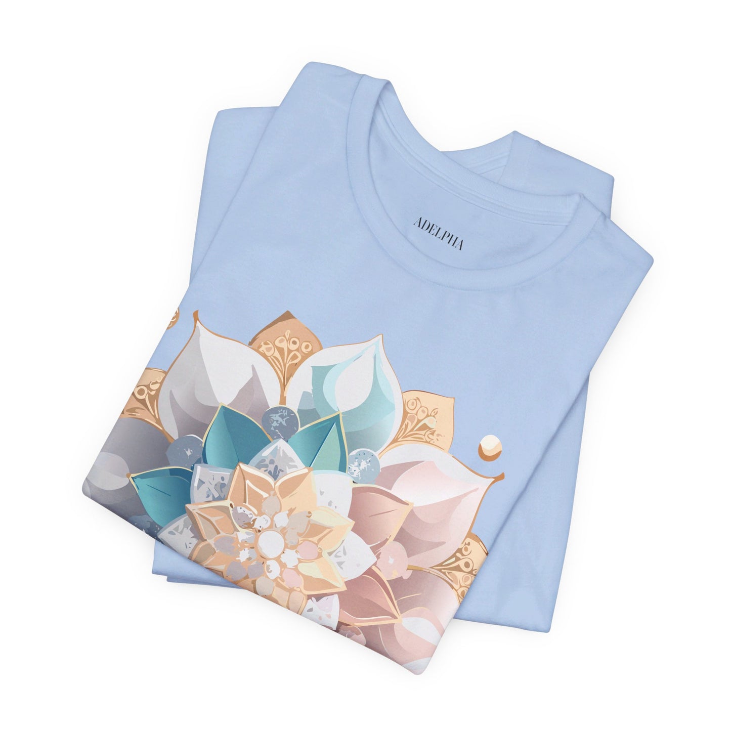 Natural Cotton Tee Shirt - Medallion Collection Printify