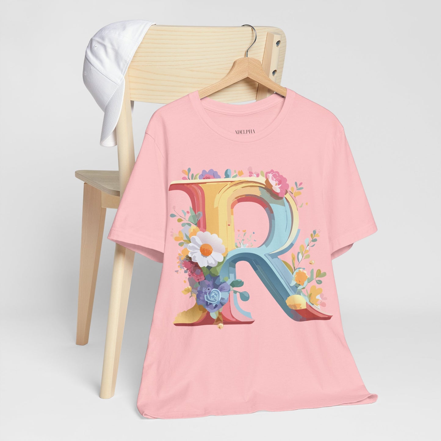Letter Shirt, Letter R Shirt - ADELPHA