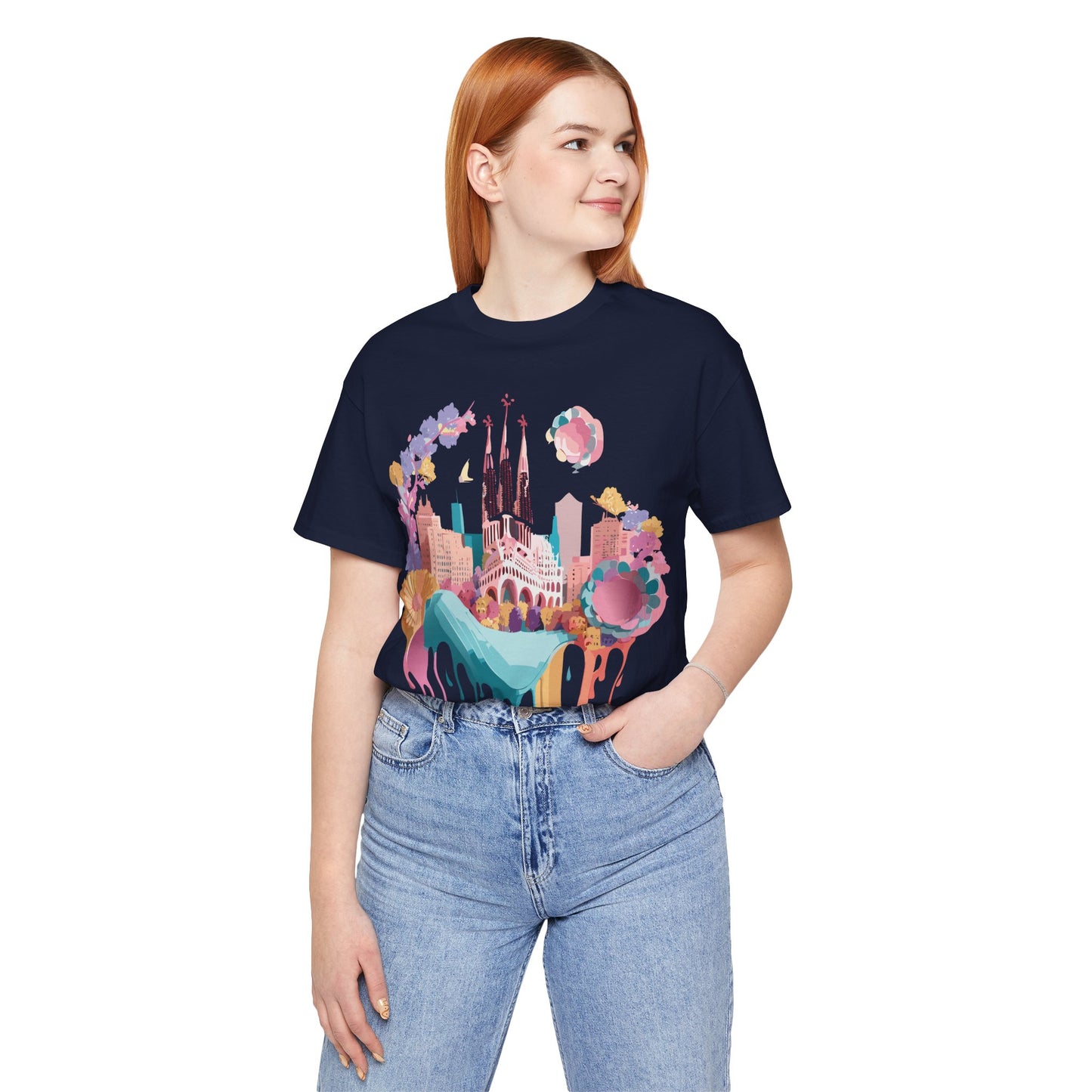 Tourist Shirt, Shirt with Barcelona - ADELPHA