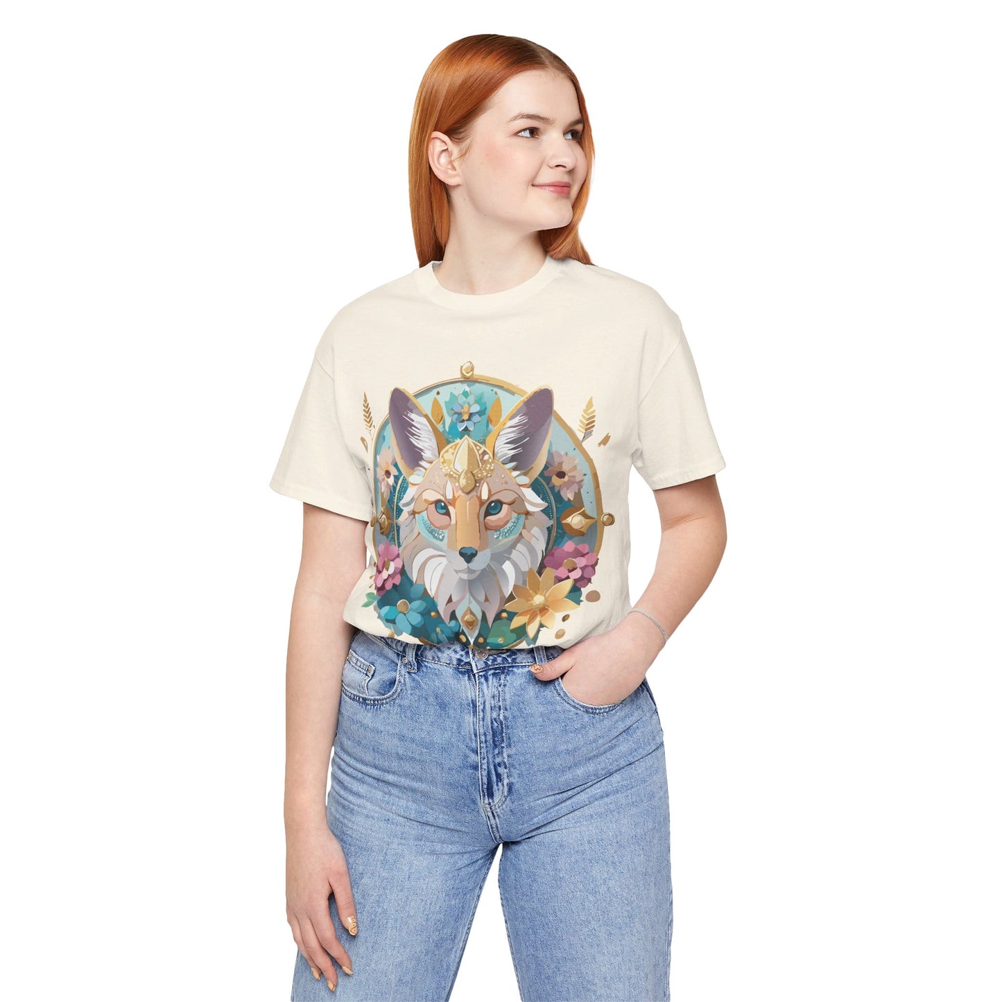 Natural Cotton Tee Shirt - Medallion Collection Printify