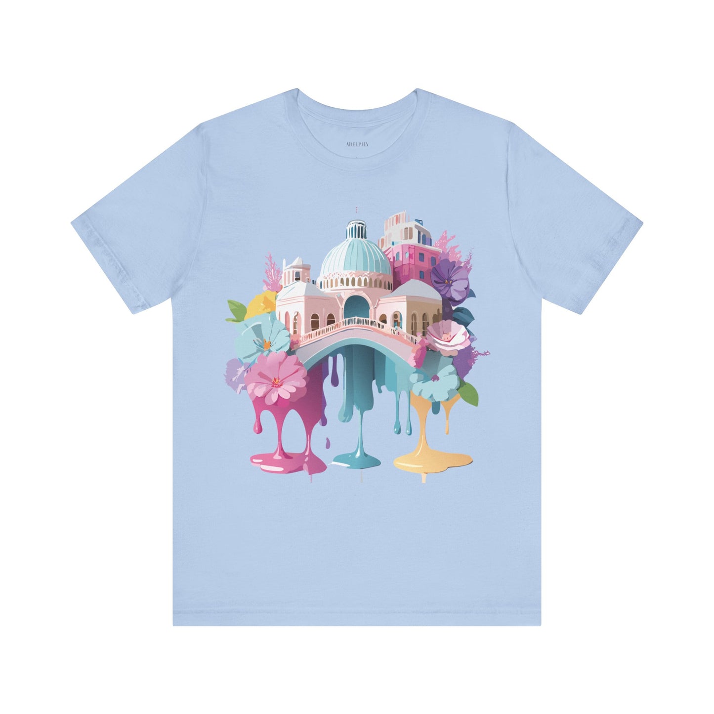 Natural Cotton Tee Shirt - Beautiful Places Collection - Venice Printify