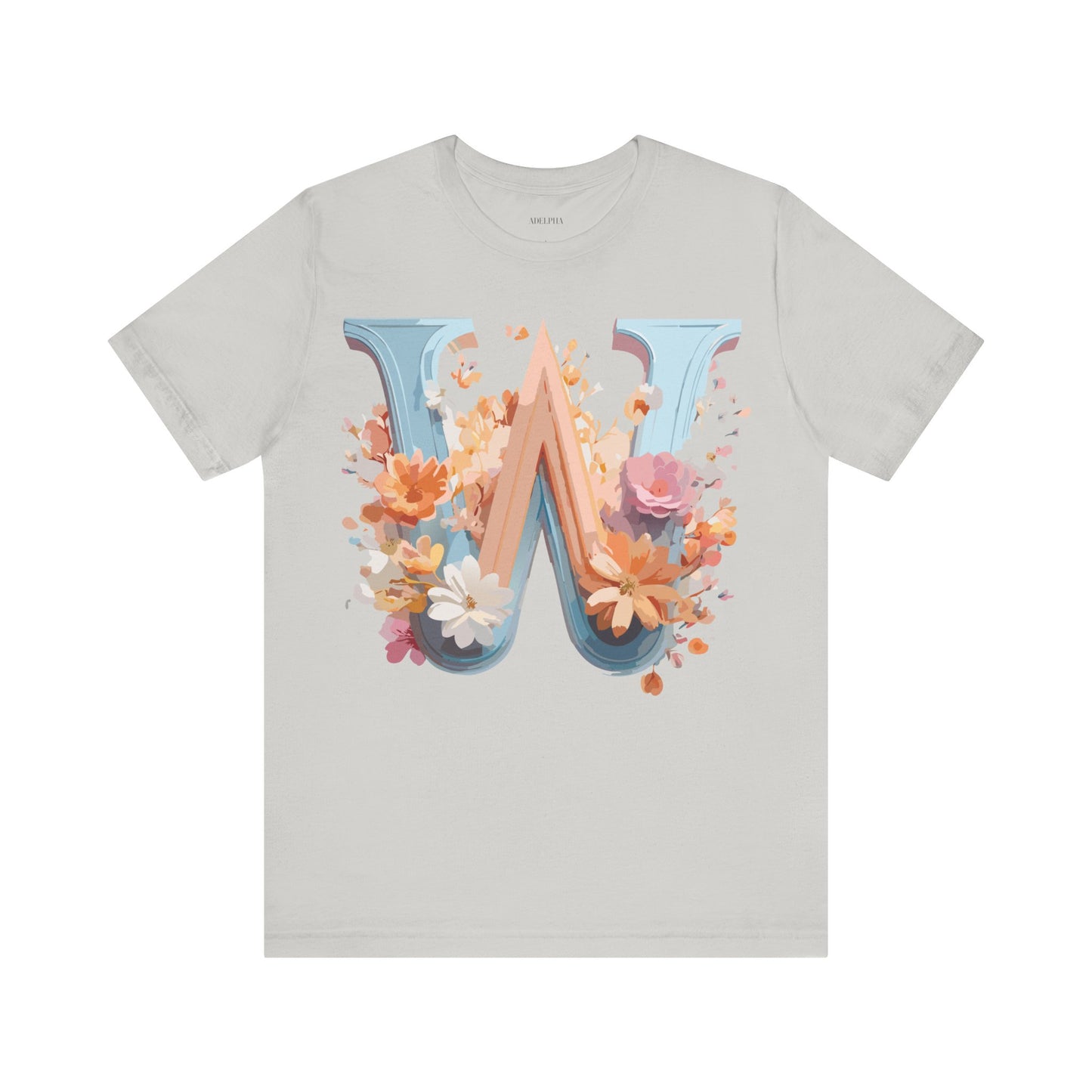 Natural Cotton Tee Shirt - Letters Collection - W Printify