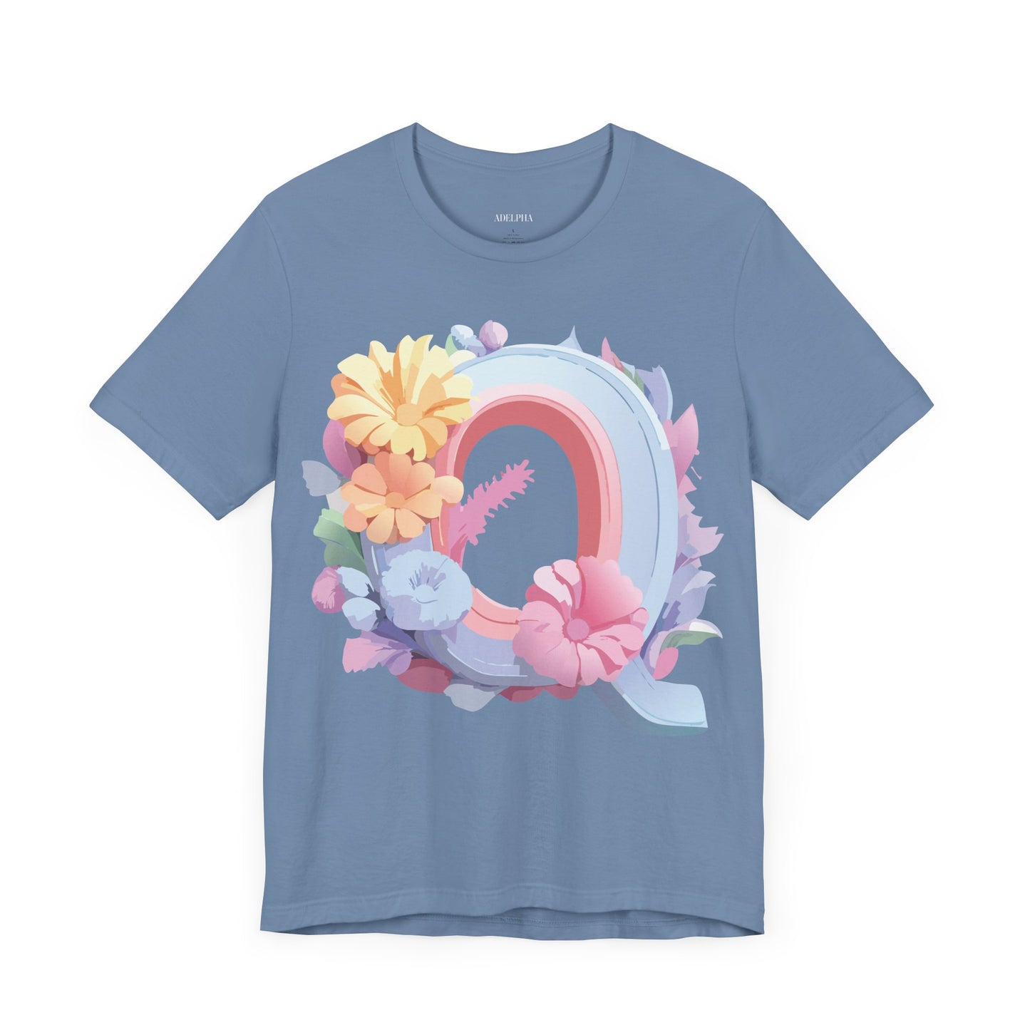 Letter Shirt, Letter Q Shirt - ADELPHA
