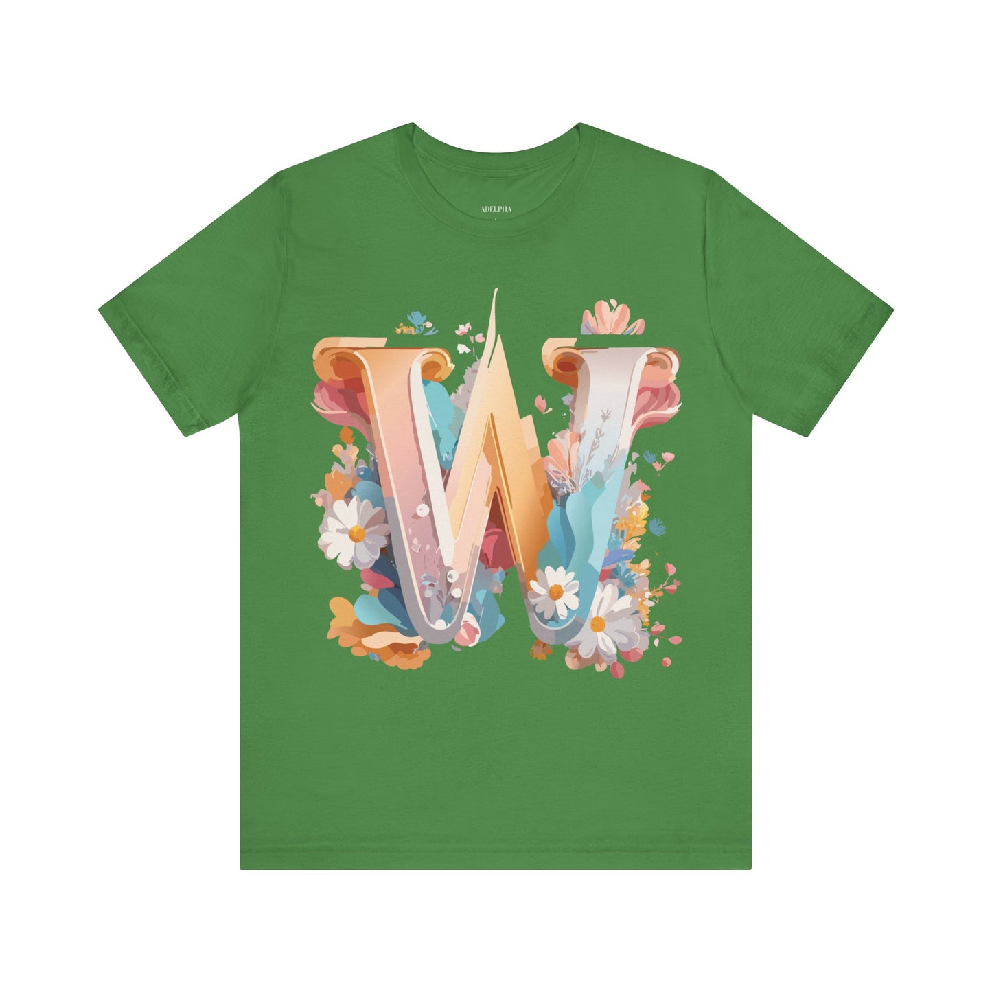 Natural Cotton Tee Shirt - Letters Collection - W Printify