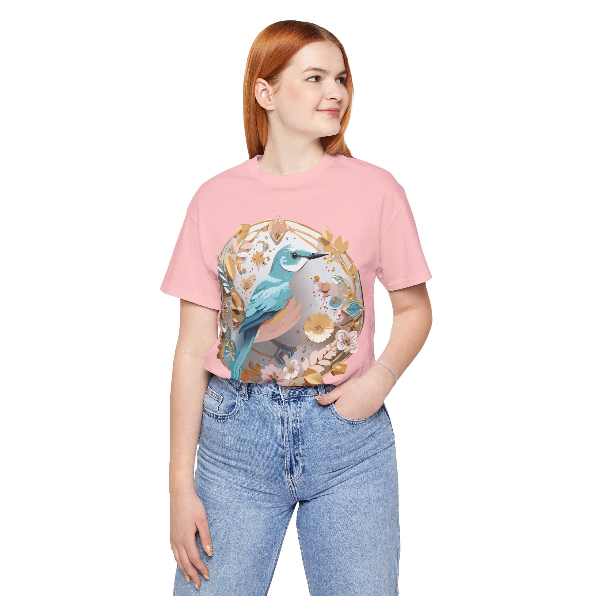 Natural Cotton Tee Shirt - Medallion Collection Printify
