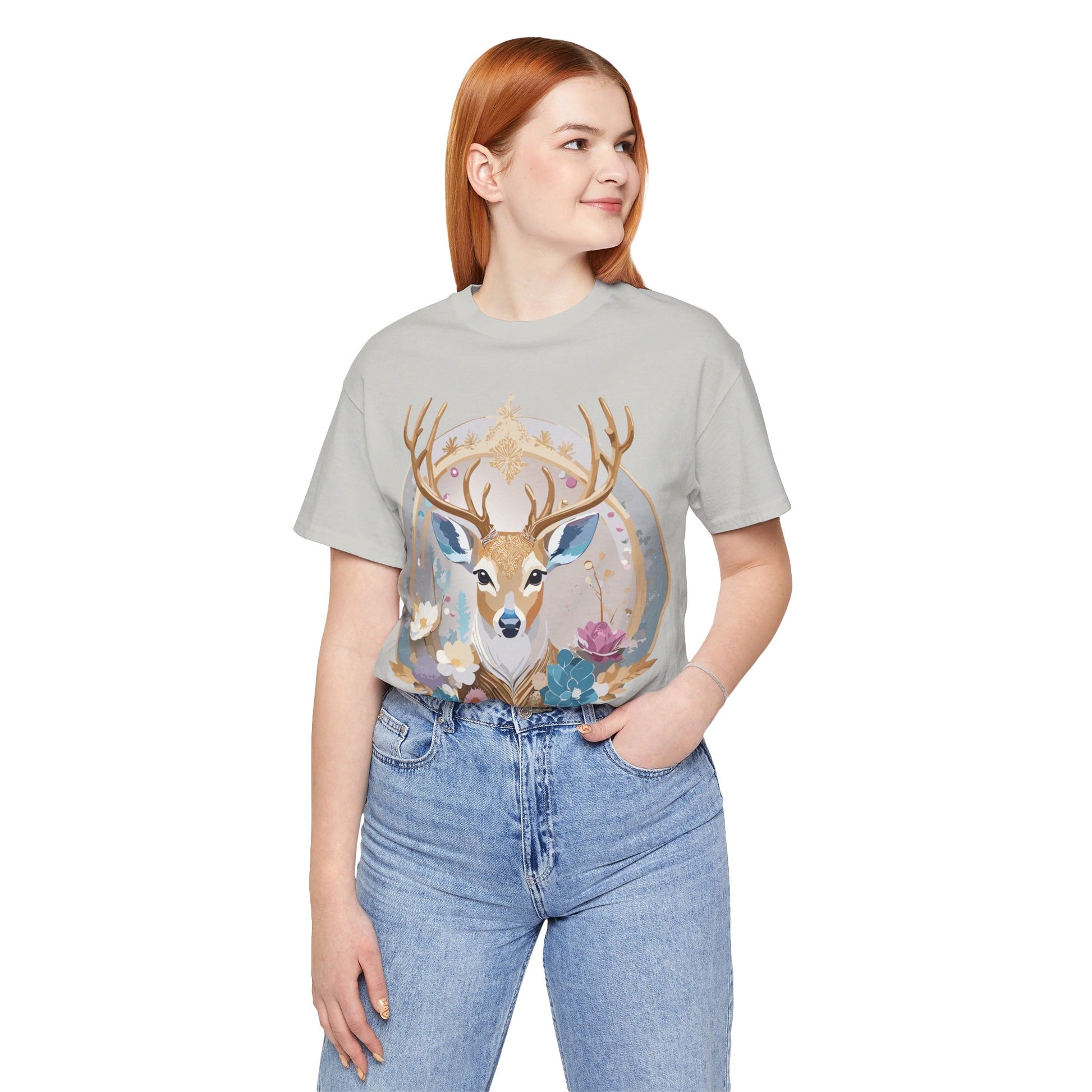 Natural Cotton Tee Shirt - Medallion Collection Printify