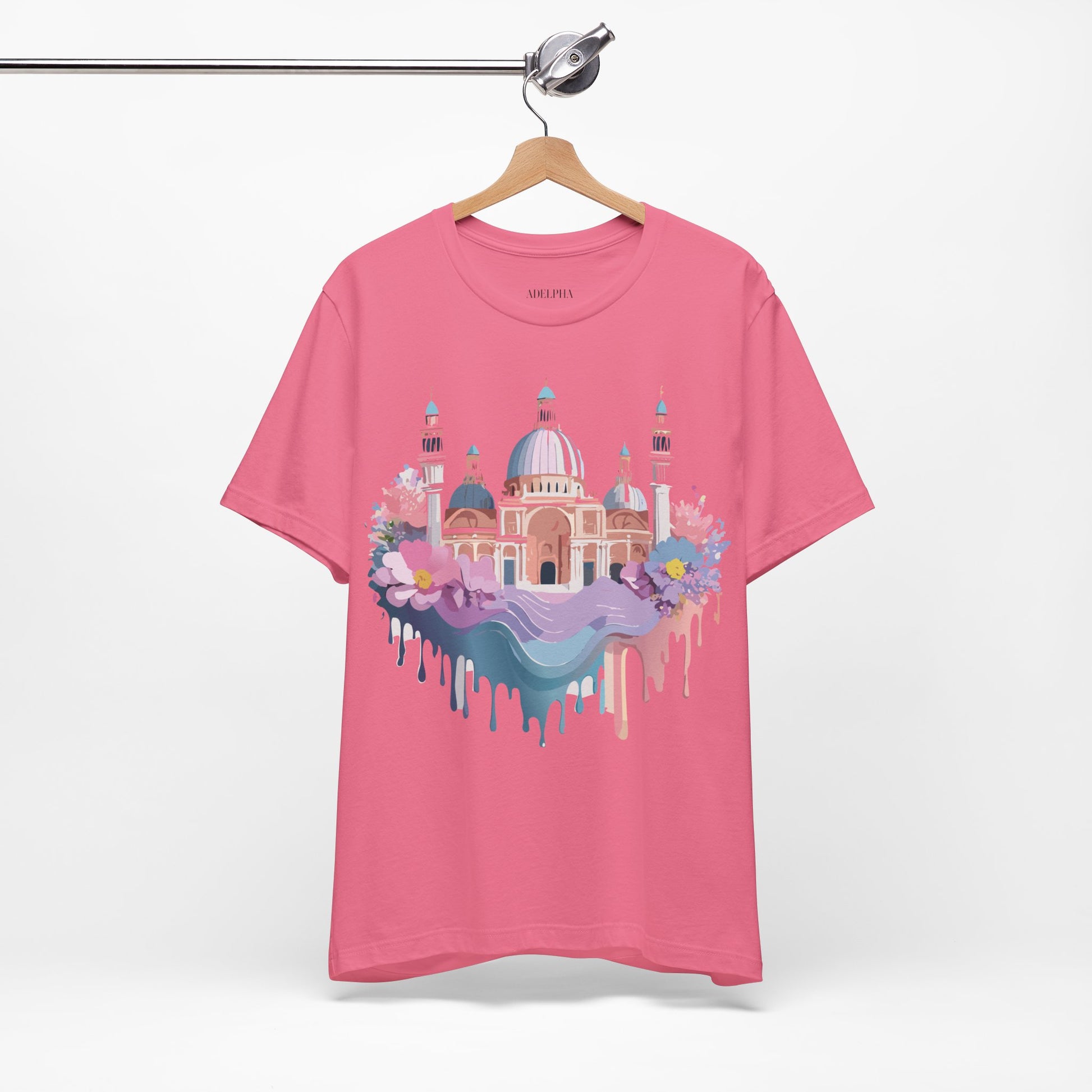 Natural Cotton Tee Shirt - Beautiful Places Collection - Venice Printify