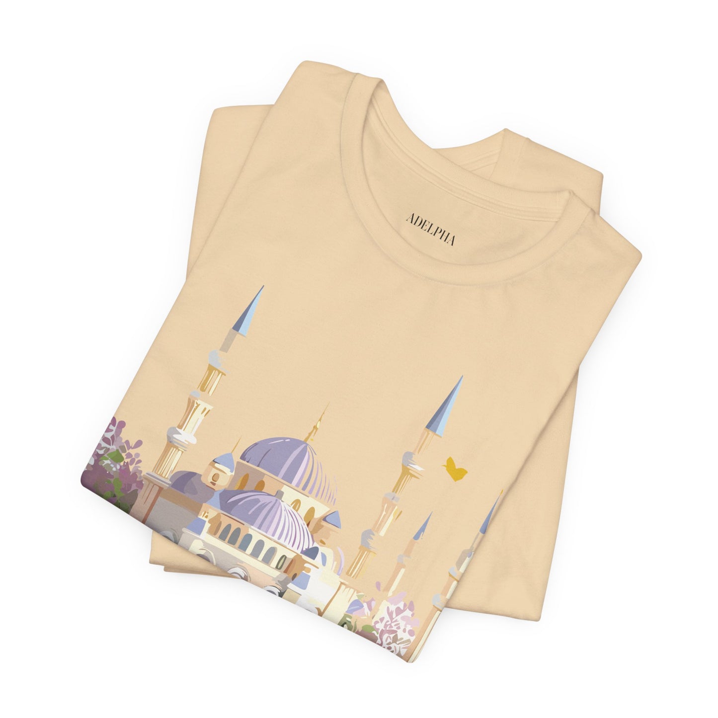 Natural Cotton Tee Shirt - Istanbul, Turkey Printify