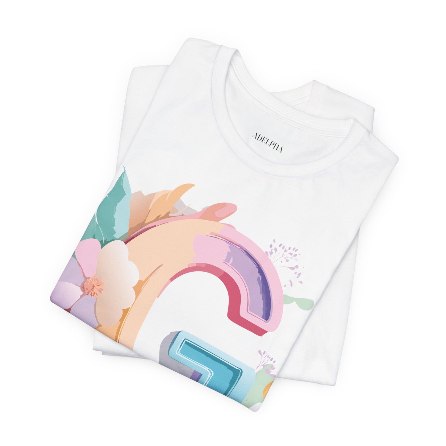 Natural Cotton Tee Shirt - Letters Collection - G Printify