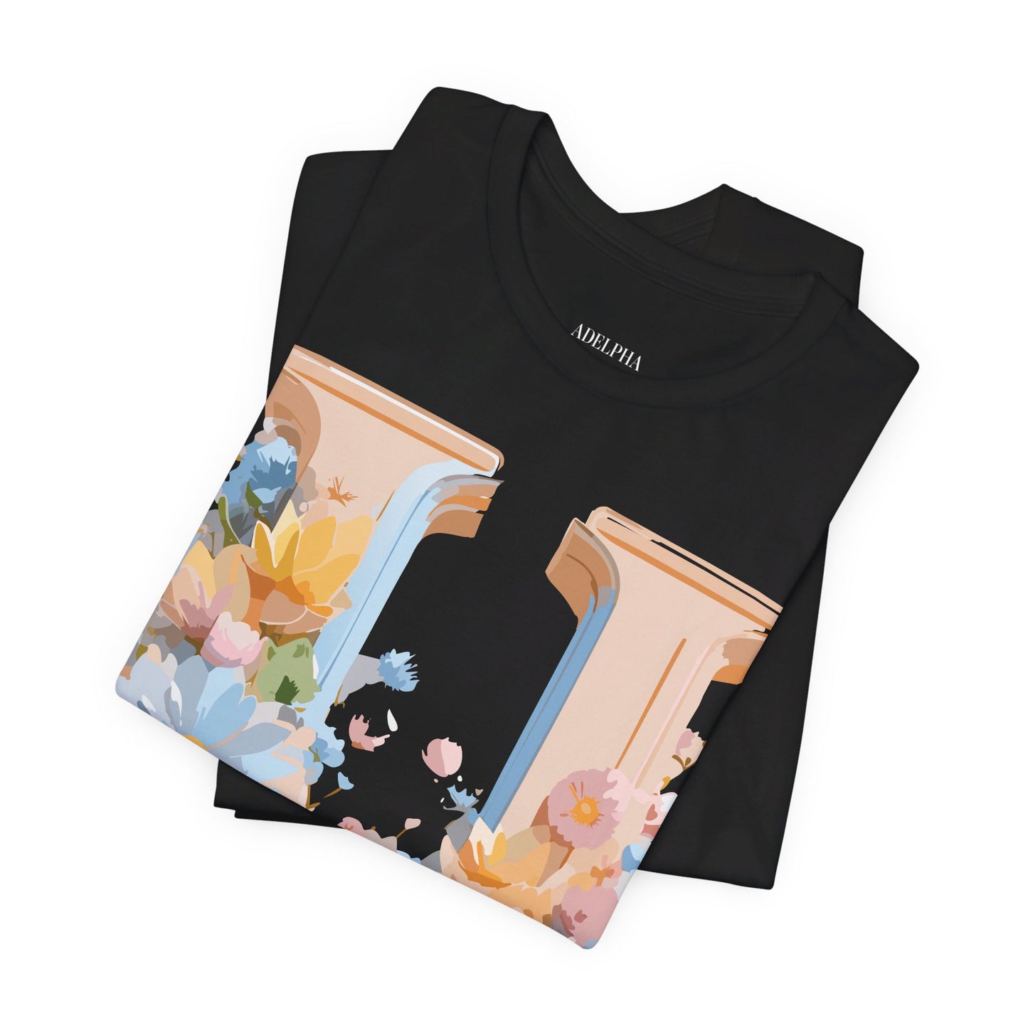 Natural Cotton Tee Shirt - Letters Collection - U Printify