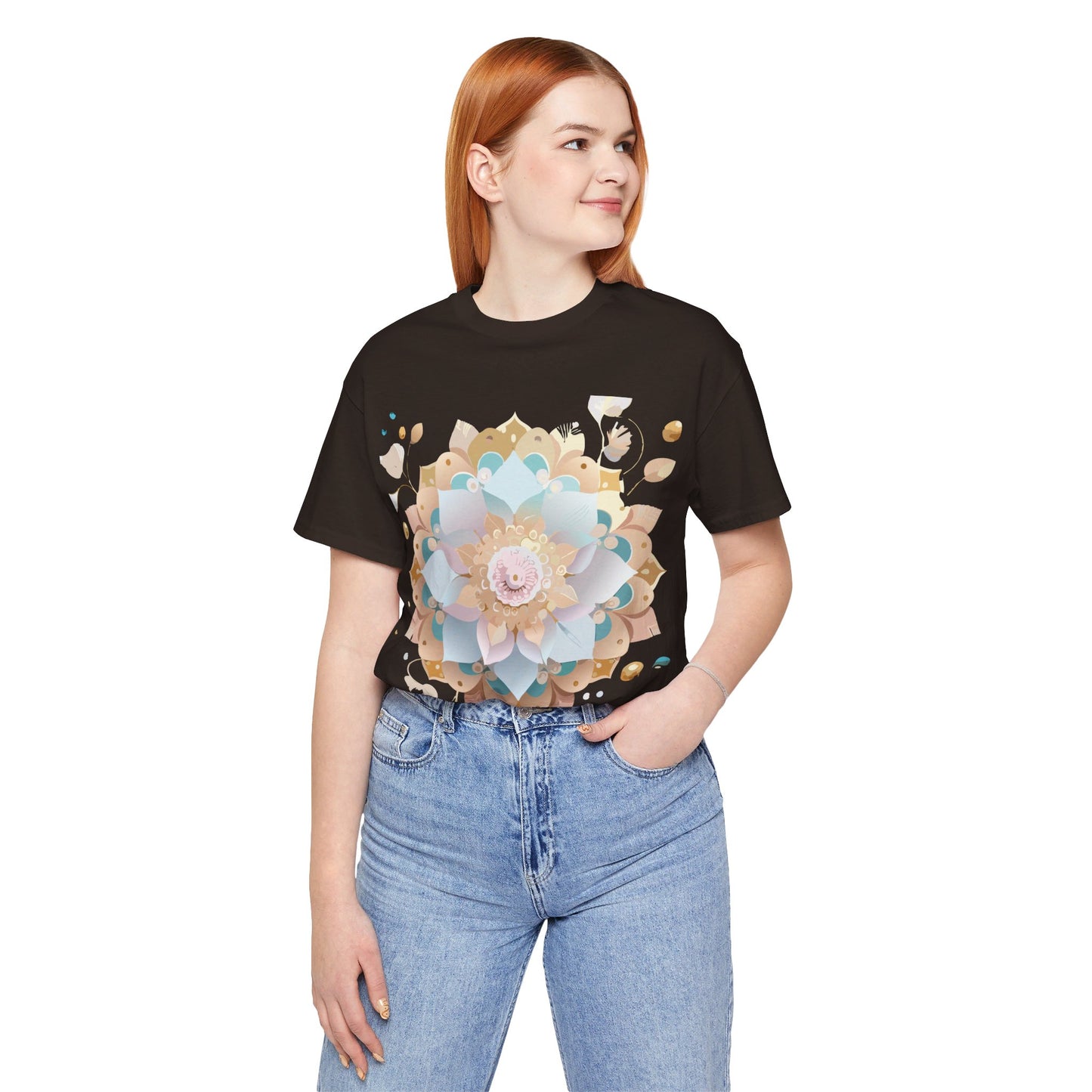 Natural Cotton Tee Shirt - Medallion Collection Printify